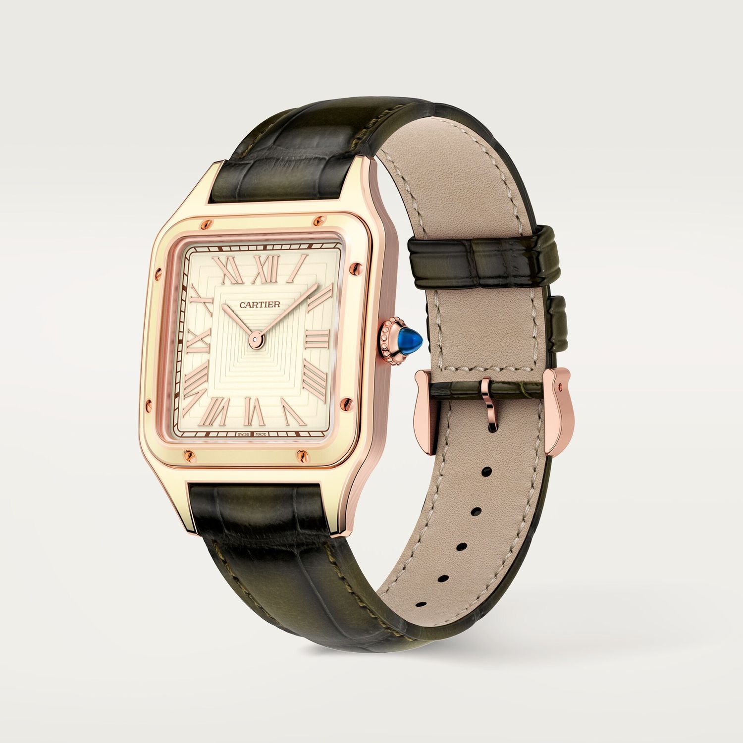 Cartier Santos-Dumont Large Model Watch Cartier Godecho Pauliet