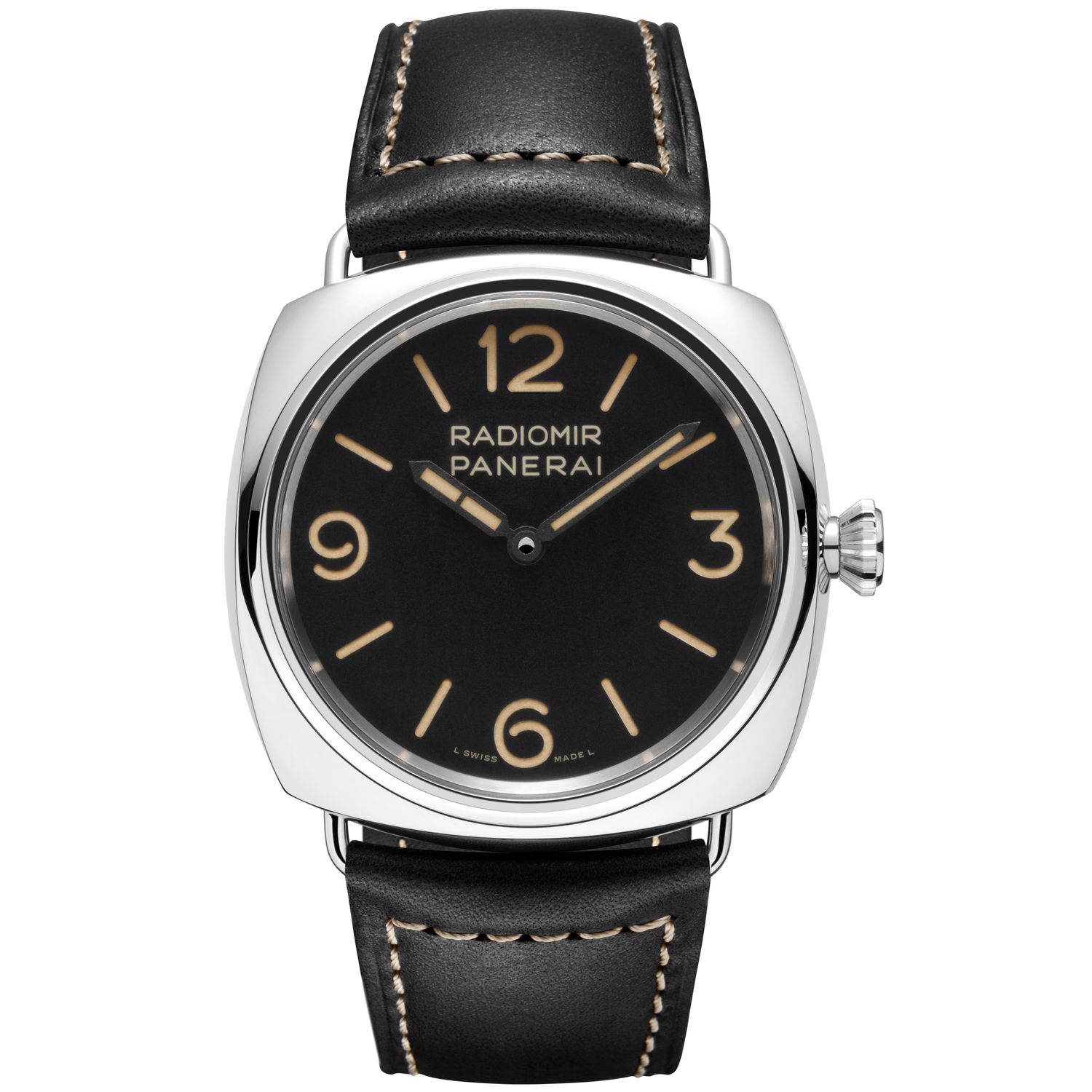 Bracelet Montre Cuir Marron 24 Mm Neuf – Pour Panerai PAM 24, Point Rouge, Marque Vintage G