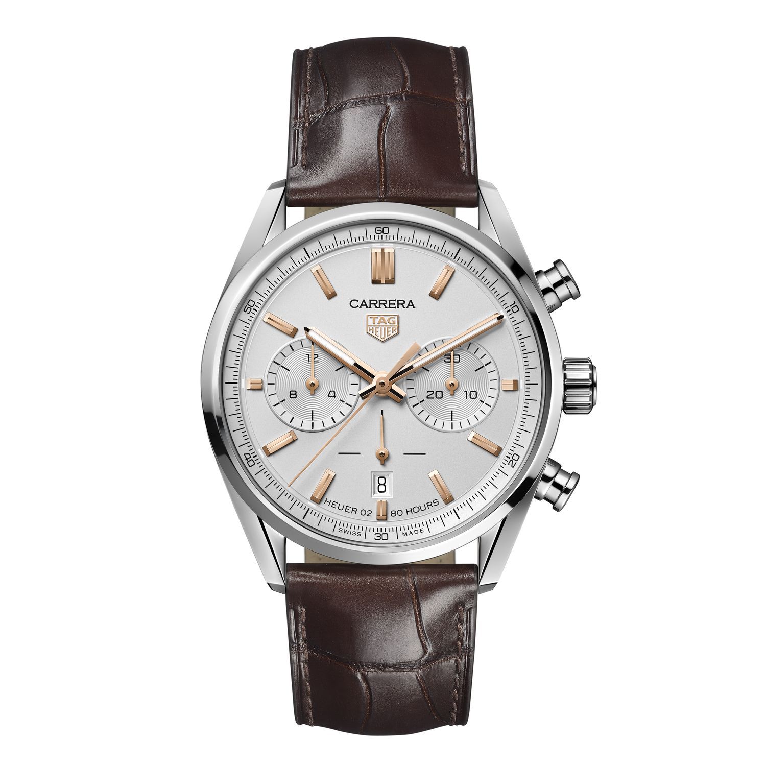 TAG Heuer Carrera Rose Gold 42mm Automatic Chronograph Modern