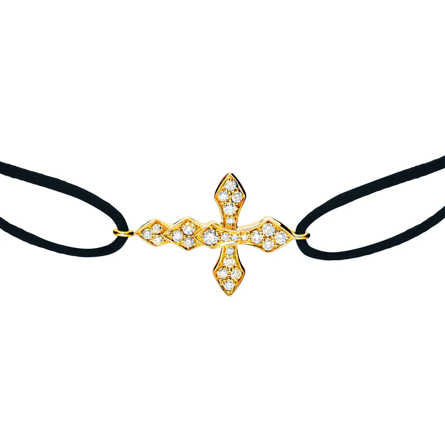Bracelet cordon Akillis Python diamants