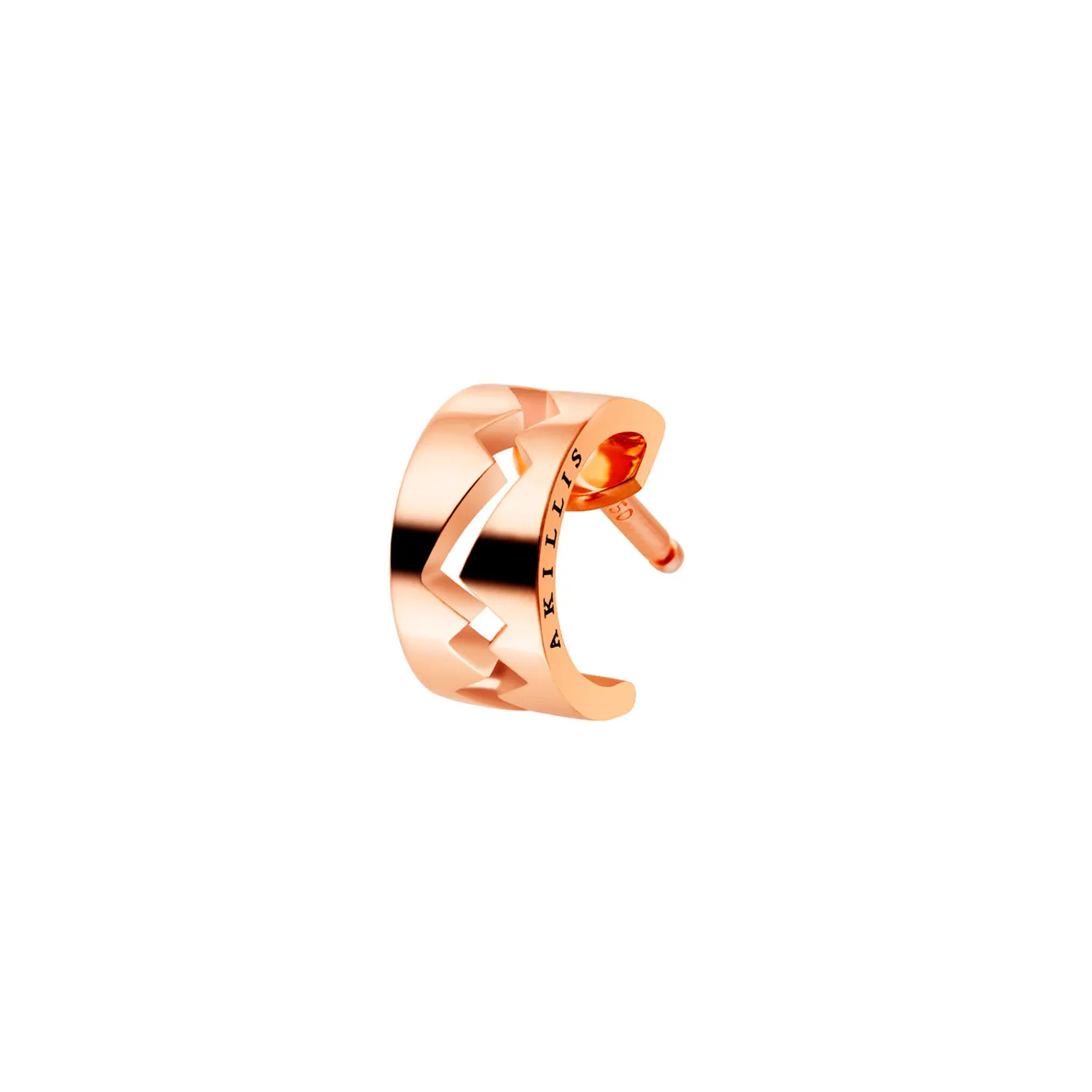 Mono boucle d'oreille Akillis Capture Me en or rose
