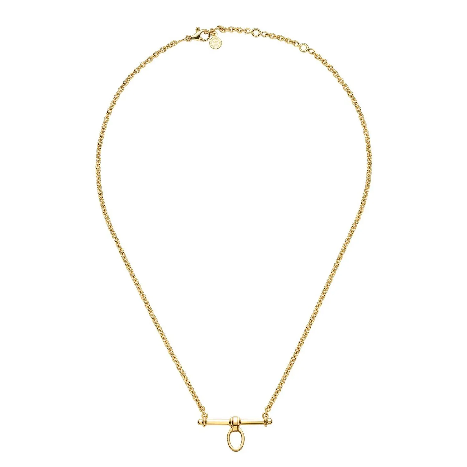 Collier Trapèze Vermeil COMEDIE GM 42cm