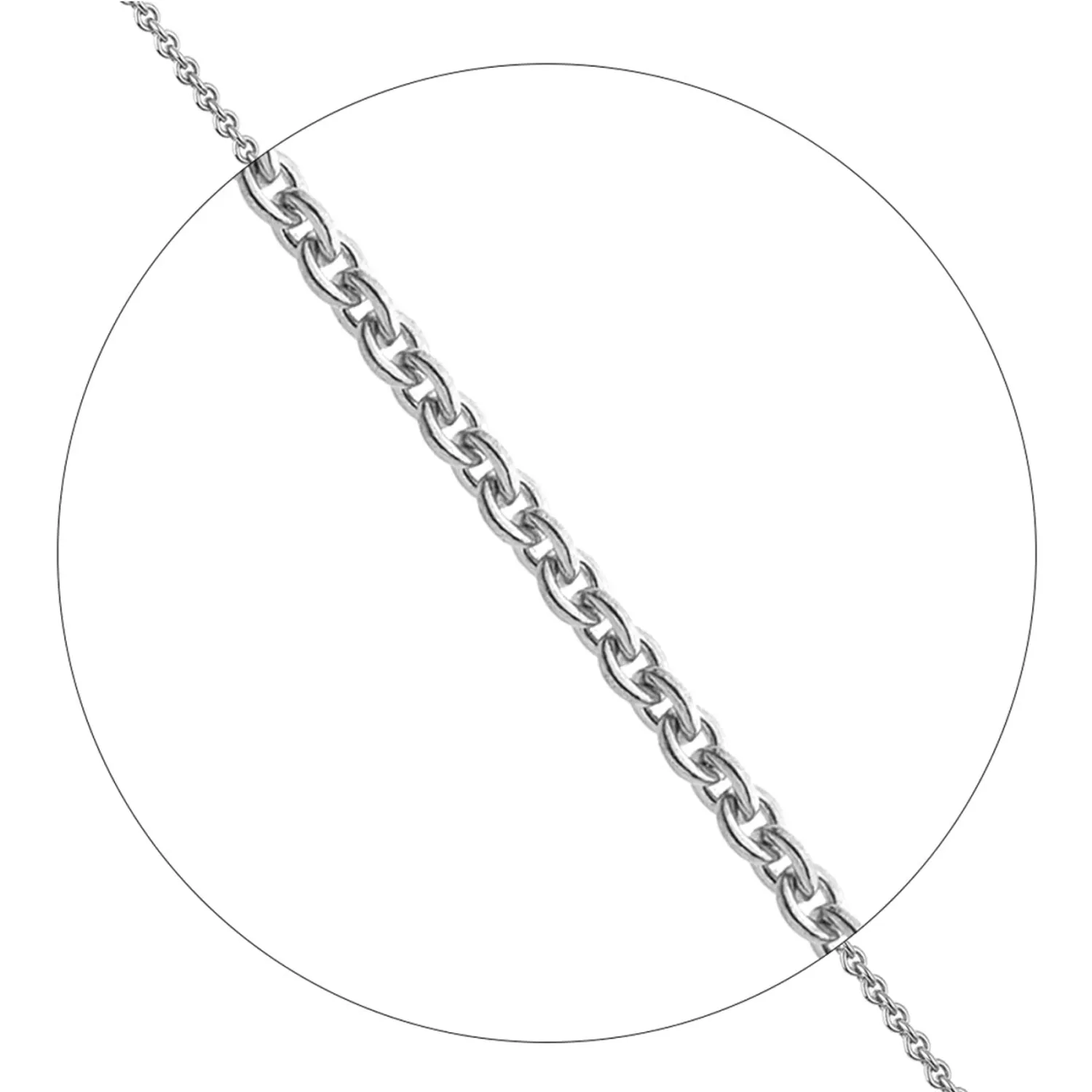 Chaîne Forçat ronde 0,30mm
