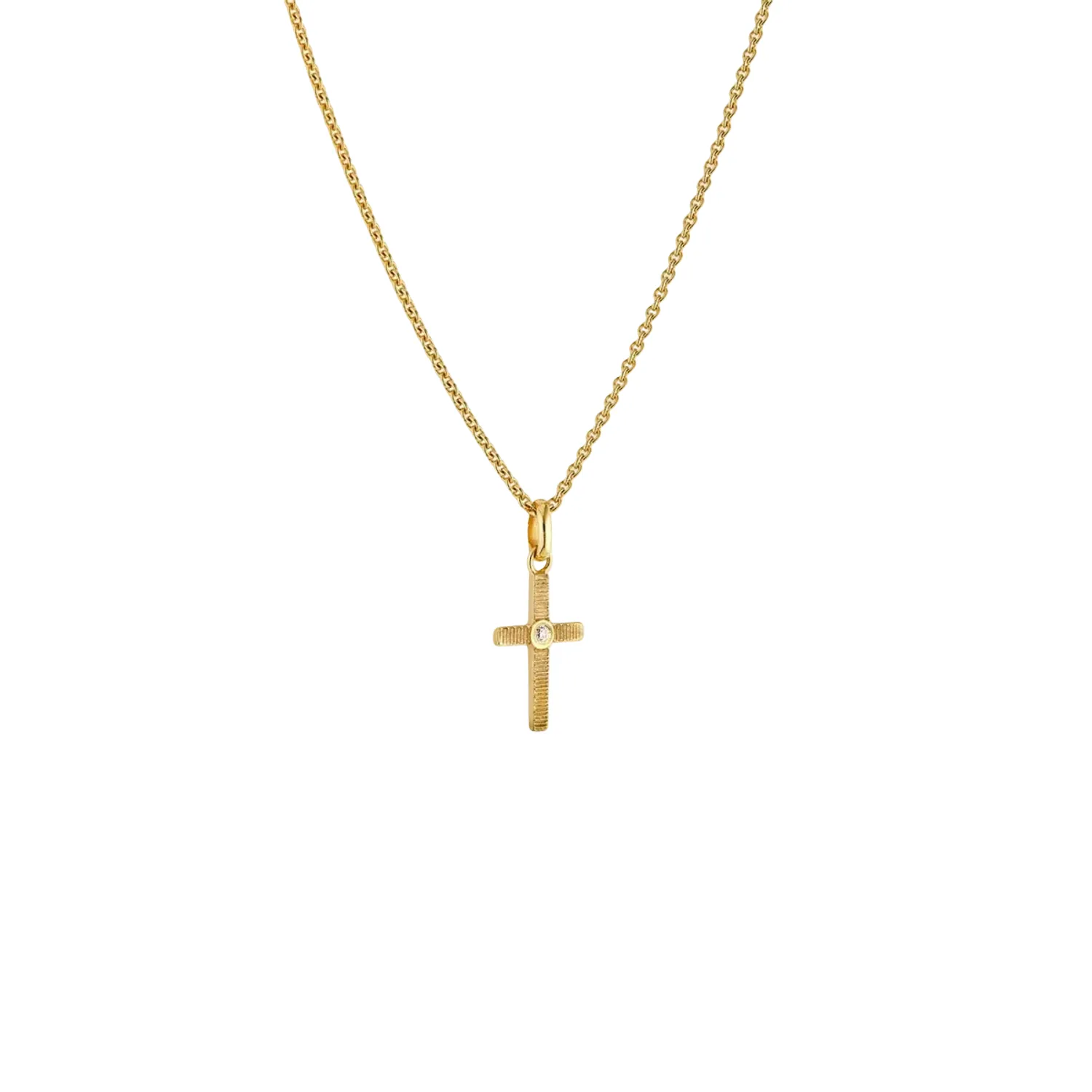 Croix Arthus Bertrand Or Jaune Diamant Ruban