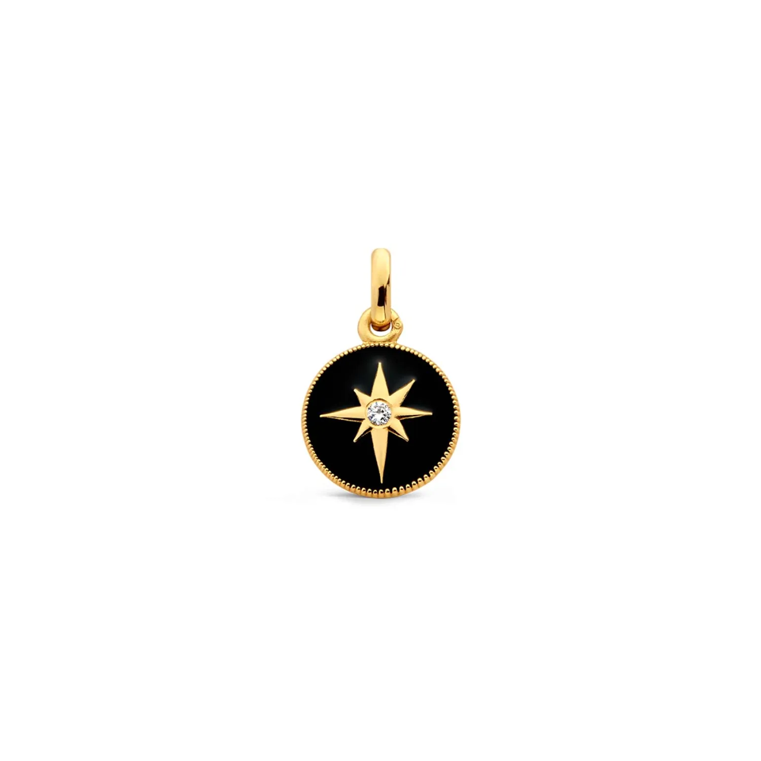 Pendentif Arthus Bertrand Etoile Noire Diamant