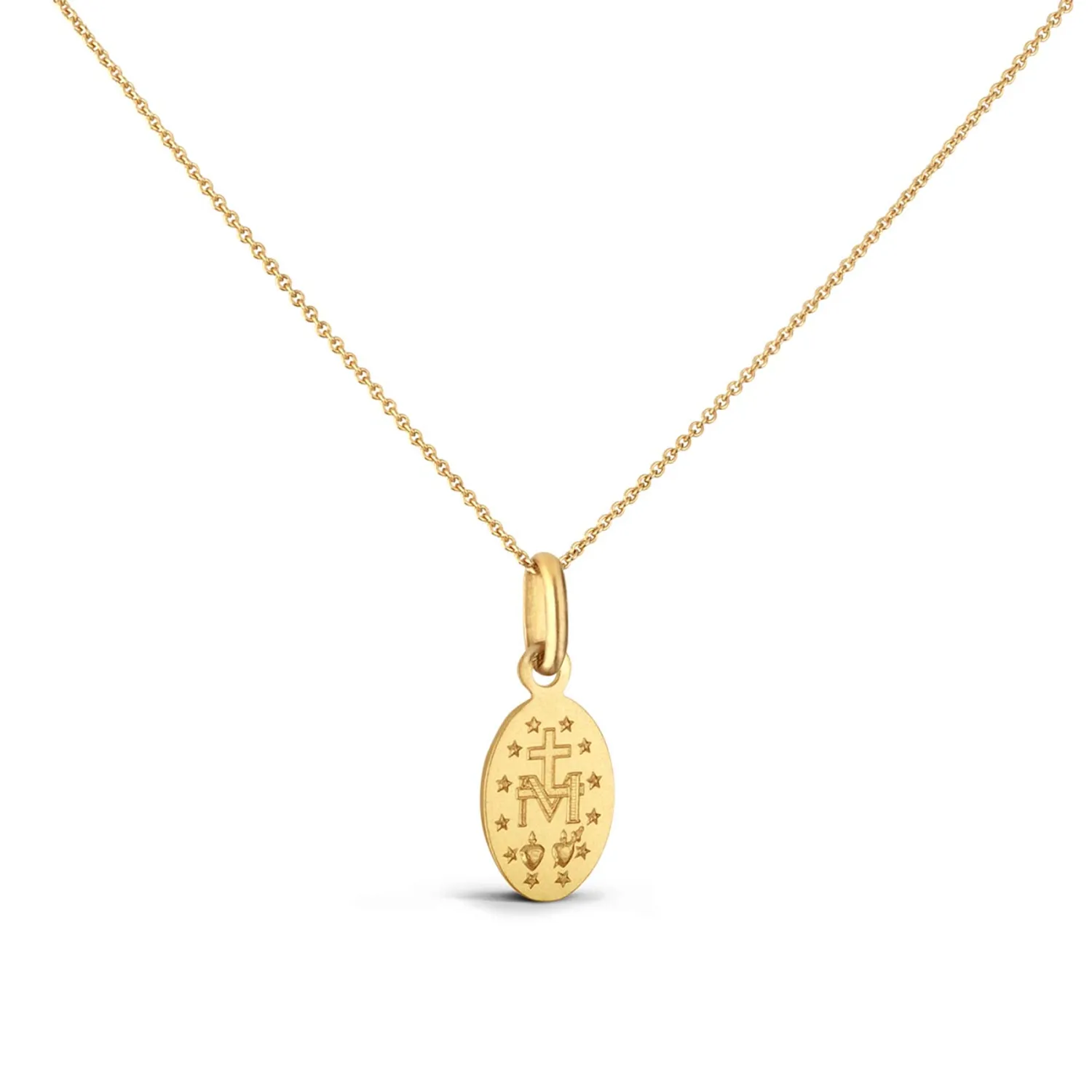 Médaille Miraculeuse Arthus Bertrand Vert d'eau