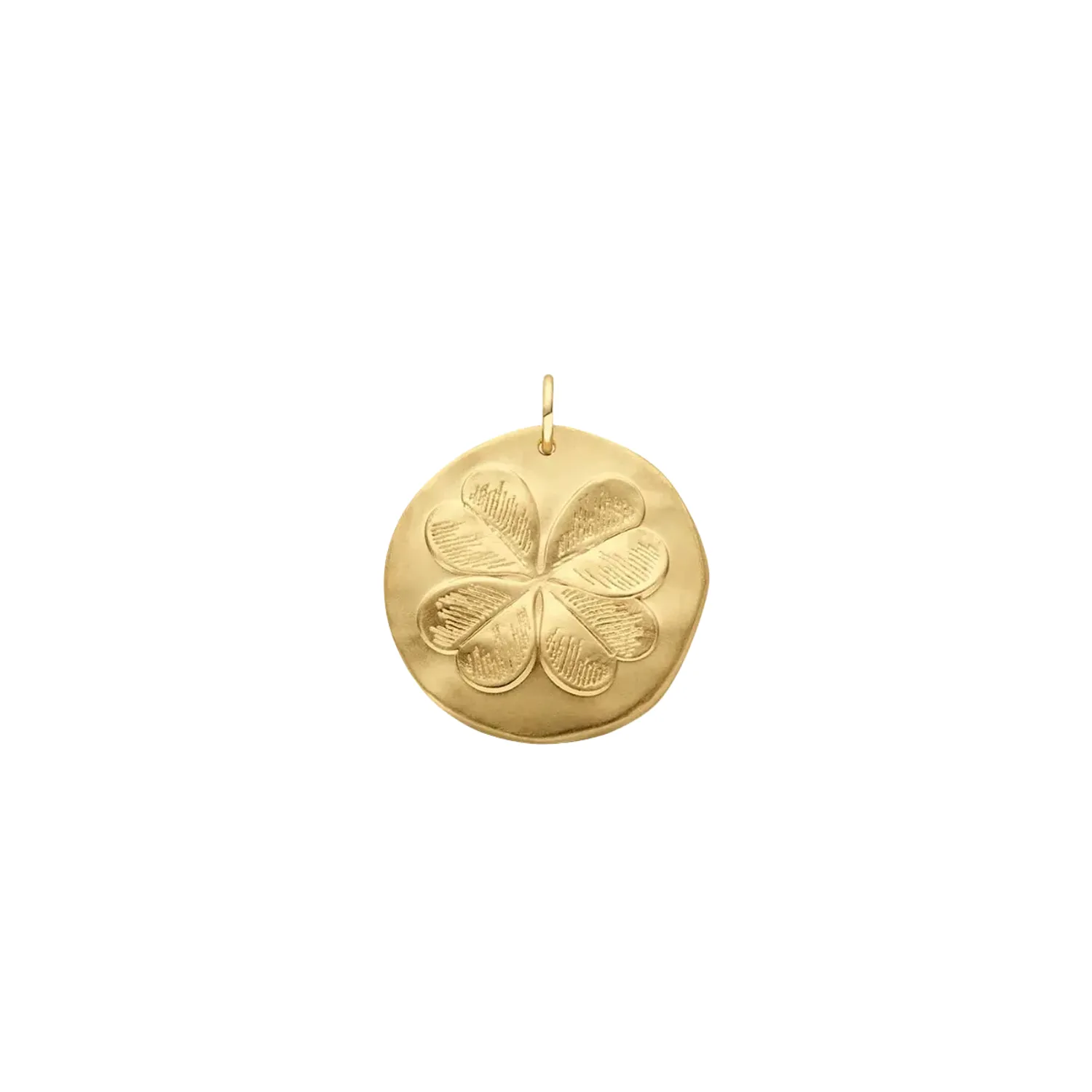 Médaille le TREFLE D'OR 18mm satiné