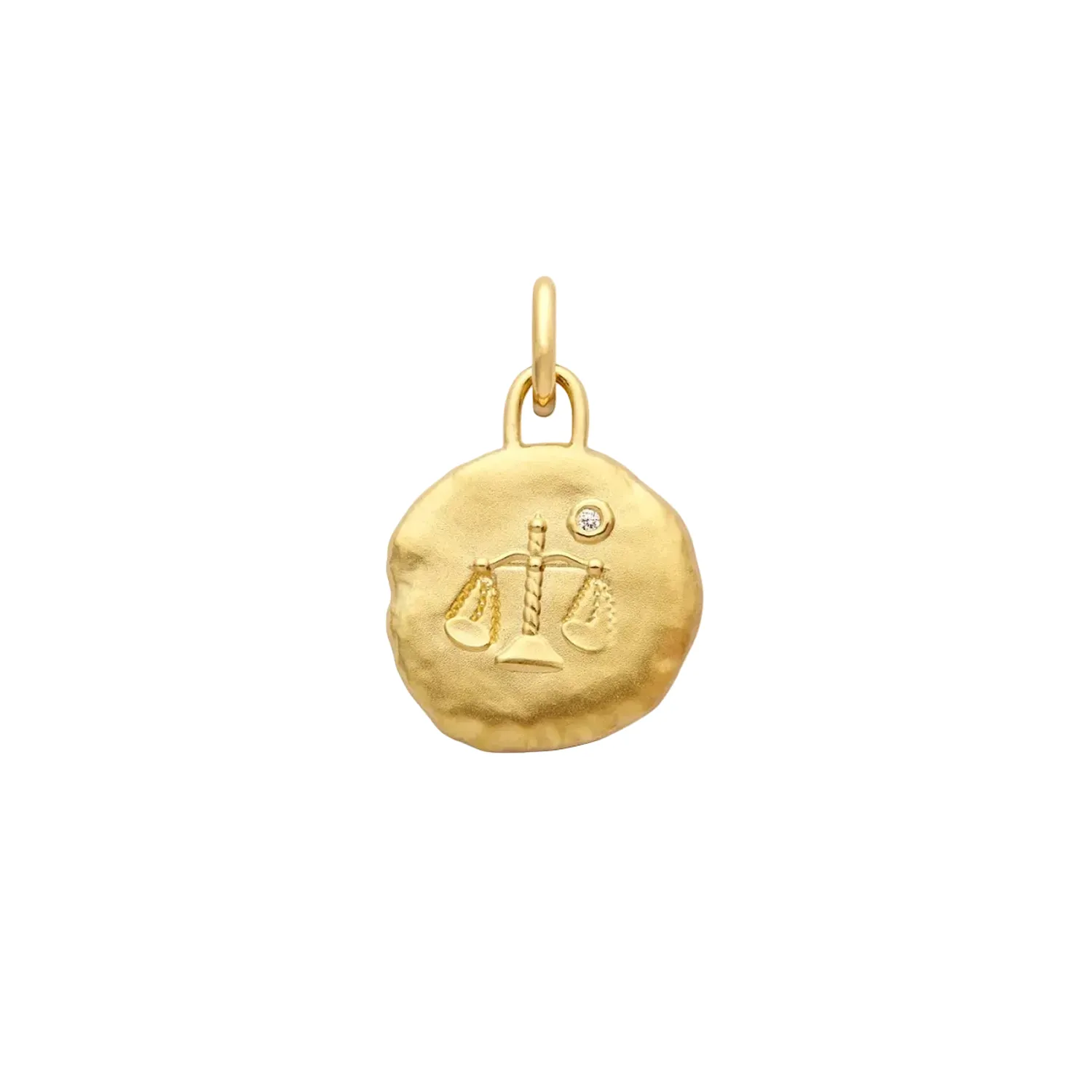 Médaille Arthus Bertrand Astro Balance Or Jaune & Diamant