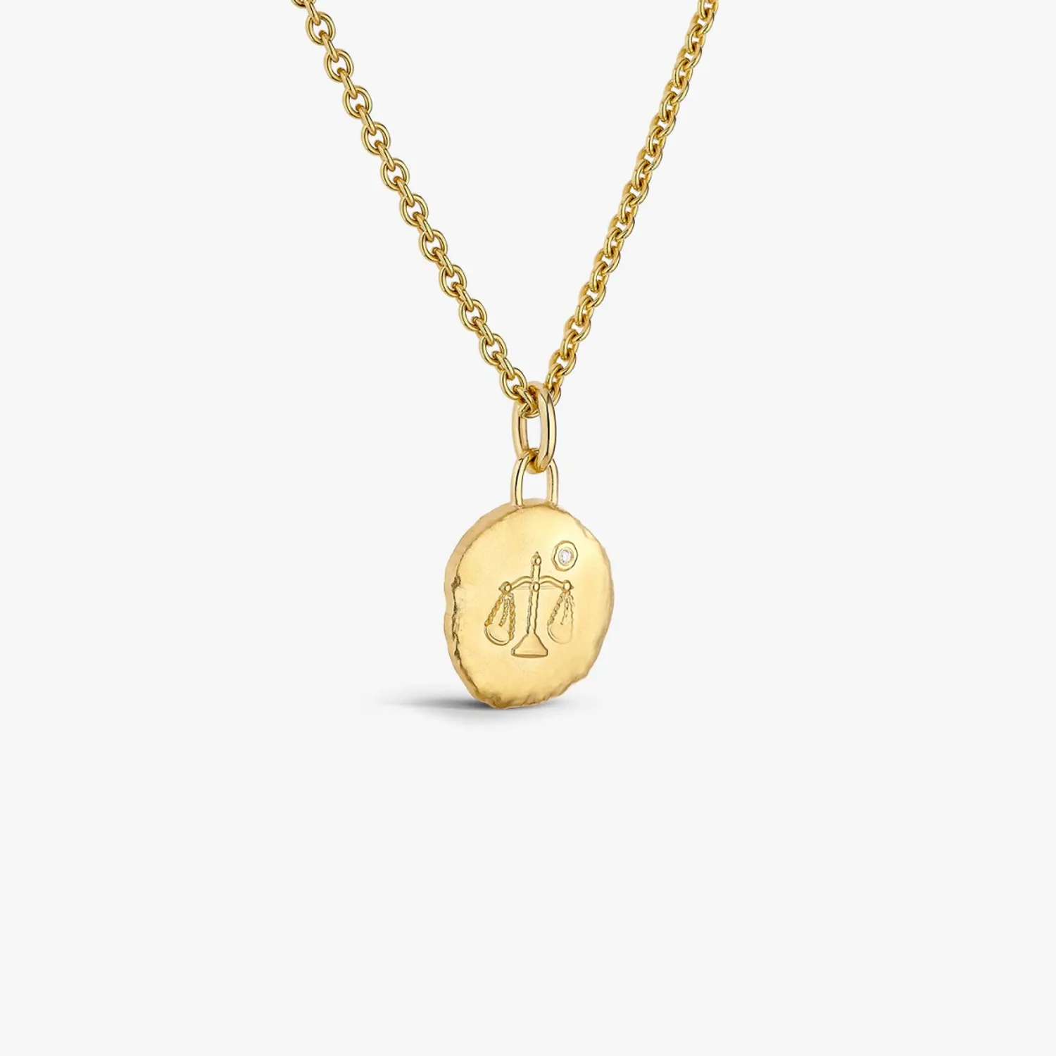 Médaille Arthus Bertrand Astro Balance Or Jaune & Diamant