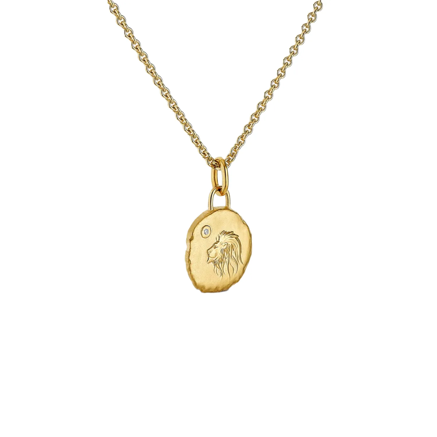 Médaille Arthus Bertrand Astro Lion Or Jaune & Diamant