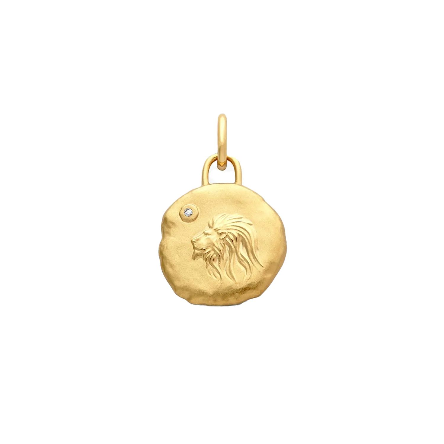 Médaille Arthus Bertrand Astro Lion Or Jaune & Diamant