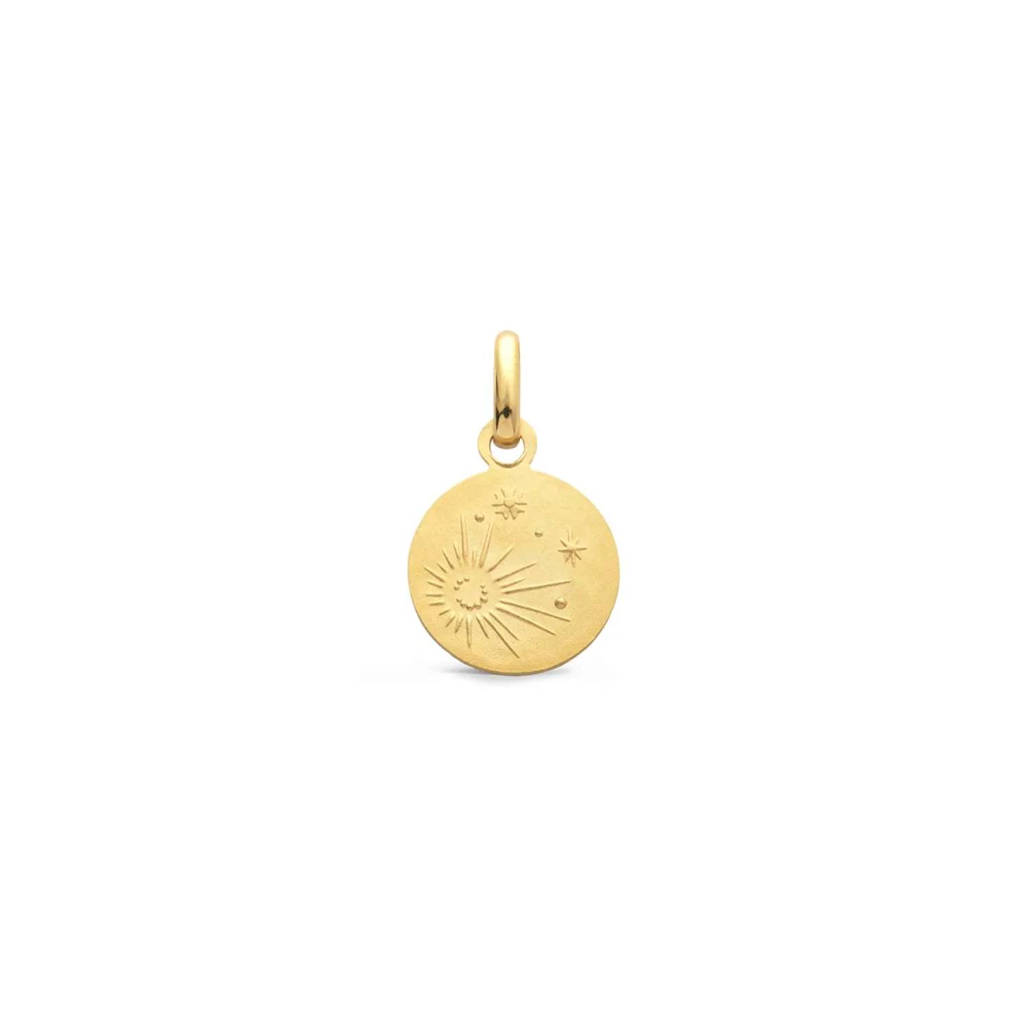 Pendentif Or Jaune & Diamant Lune - Ivoire
