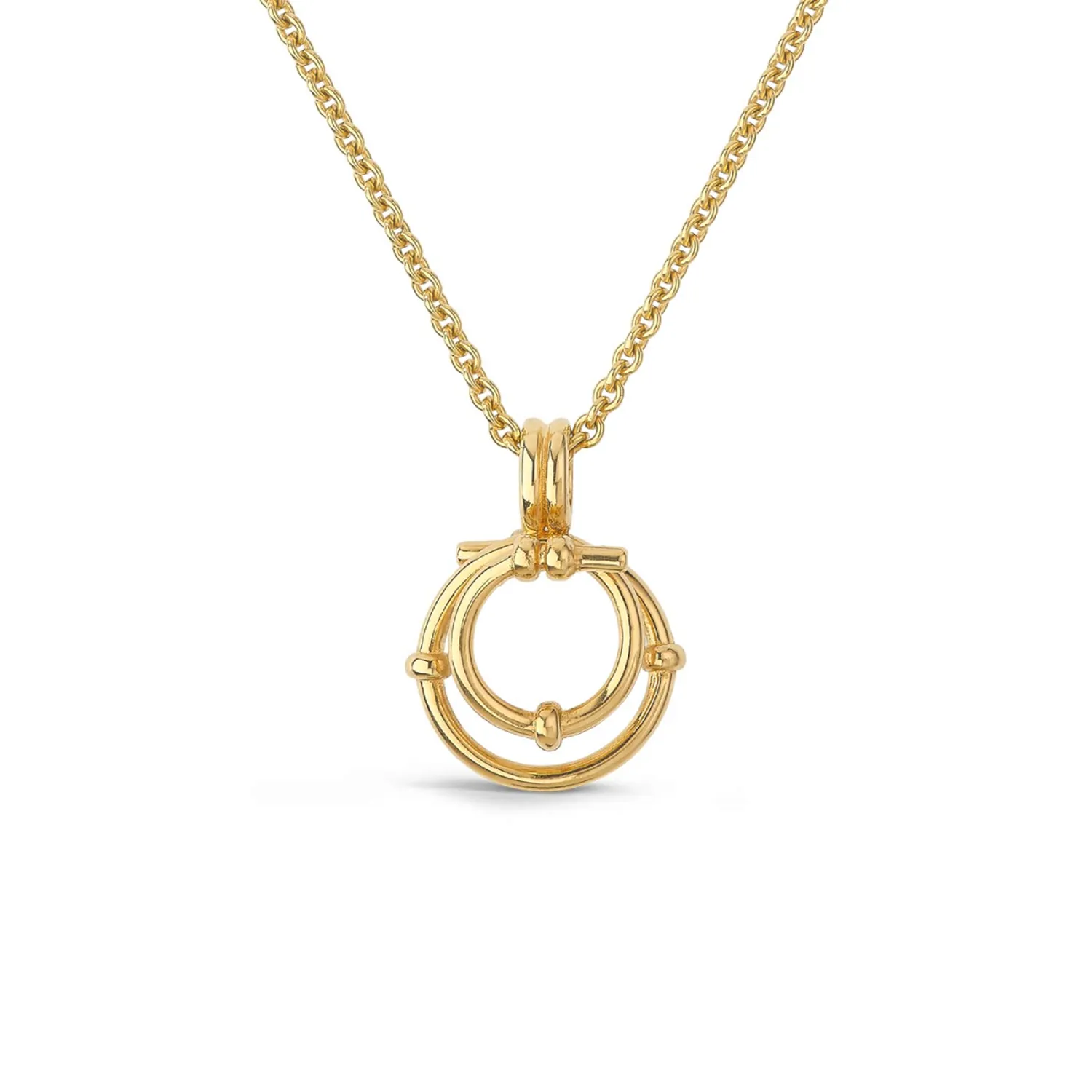 Collier Arthus Bertrand Or Jaune Spirale Etoilée