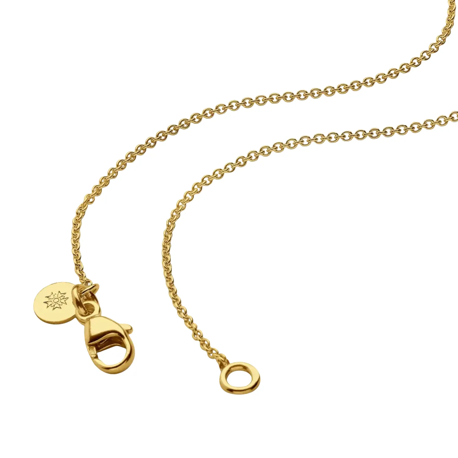 Chaine Forçat Rond Arthus Bertrand, 40 cm, en or jaune