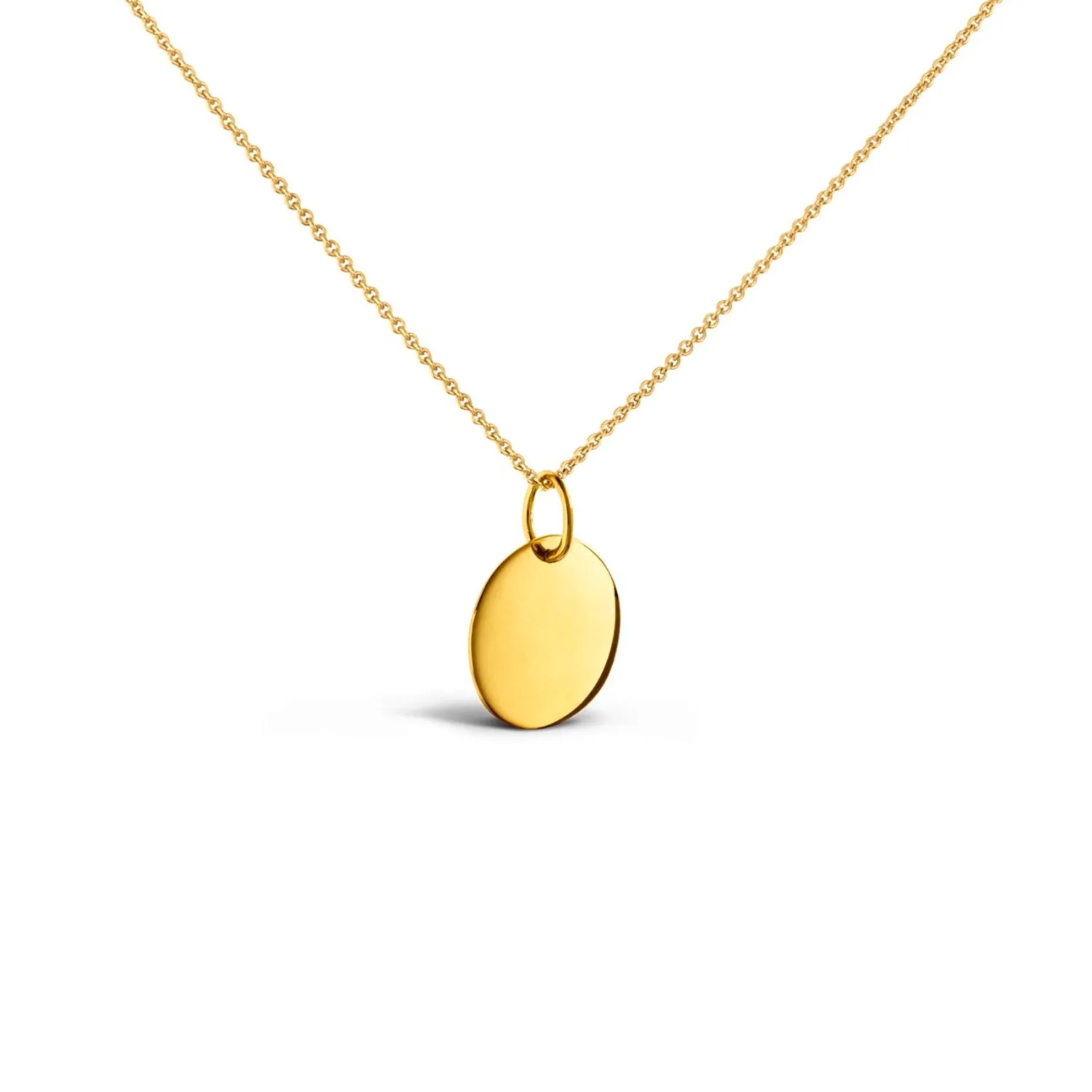 Pendentif Arthus Bertrand Galet Uni Or Jaune