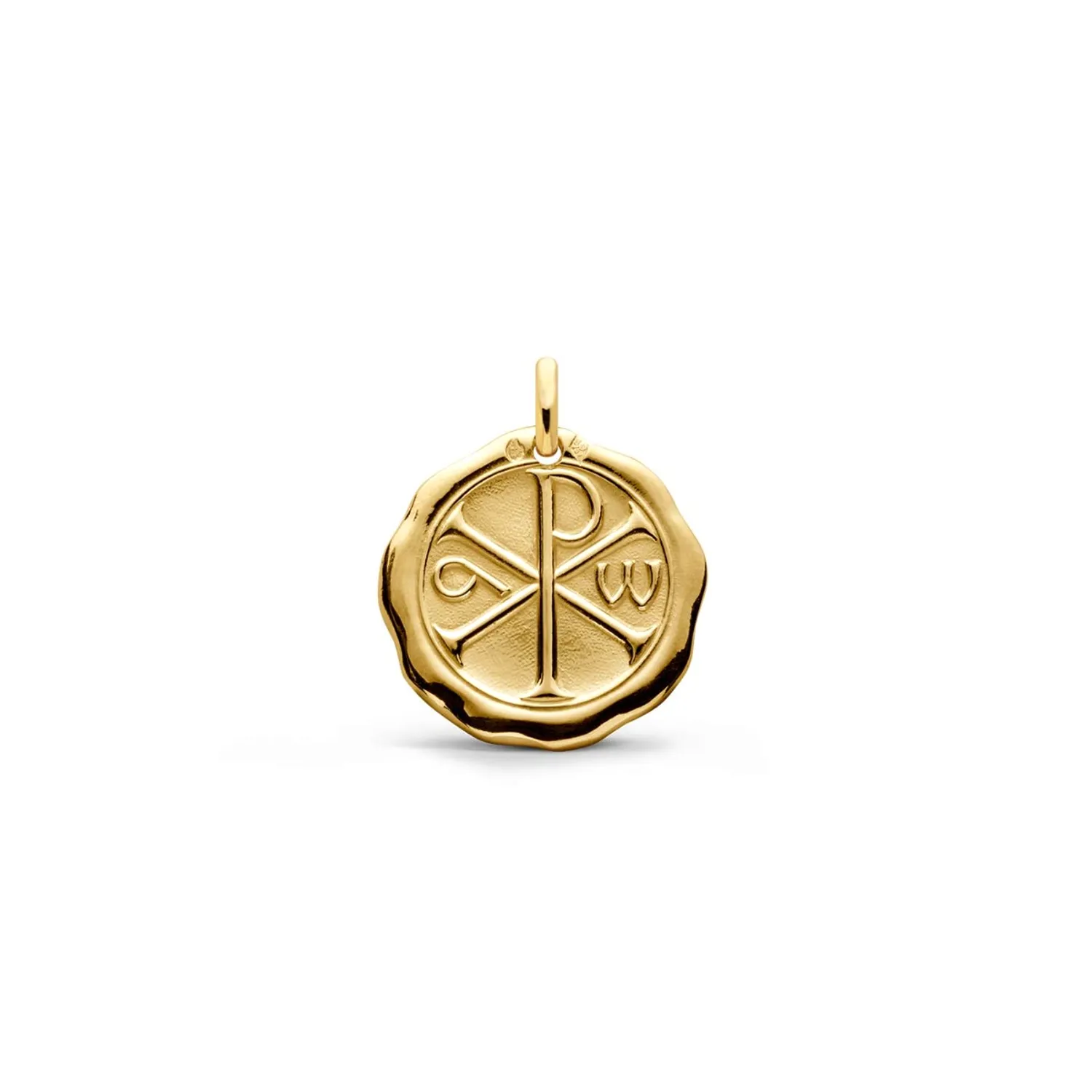 Médaille Baptême Arthus Bertrand Monogramme du Christ