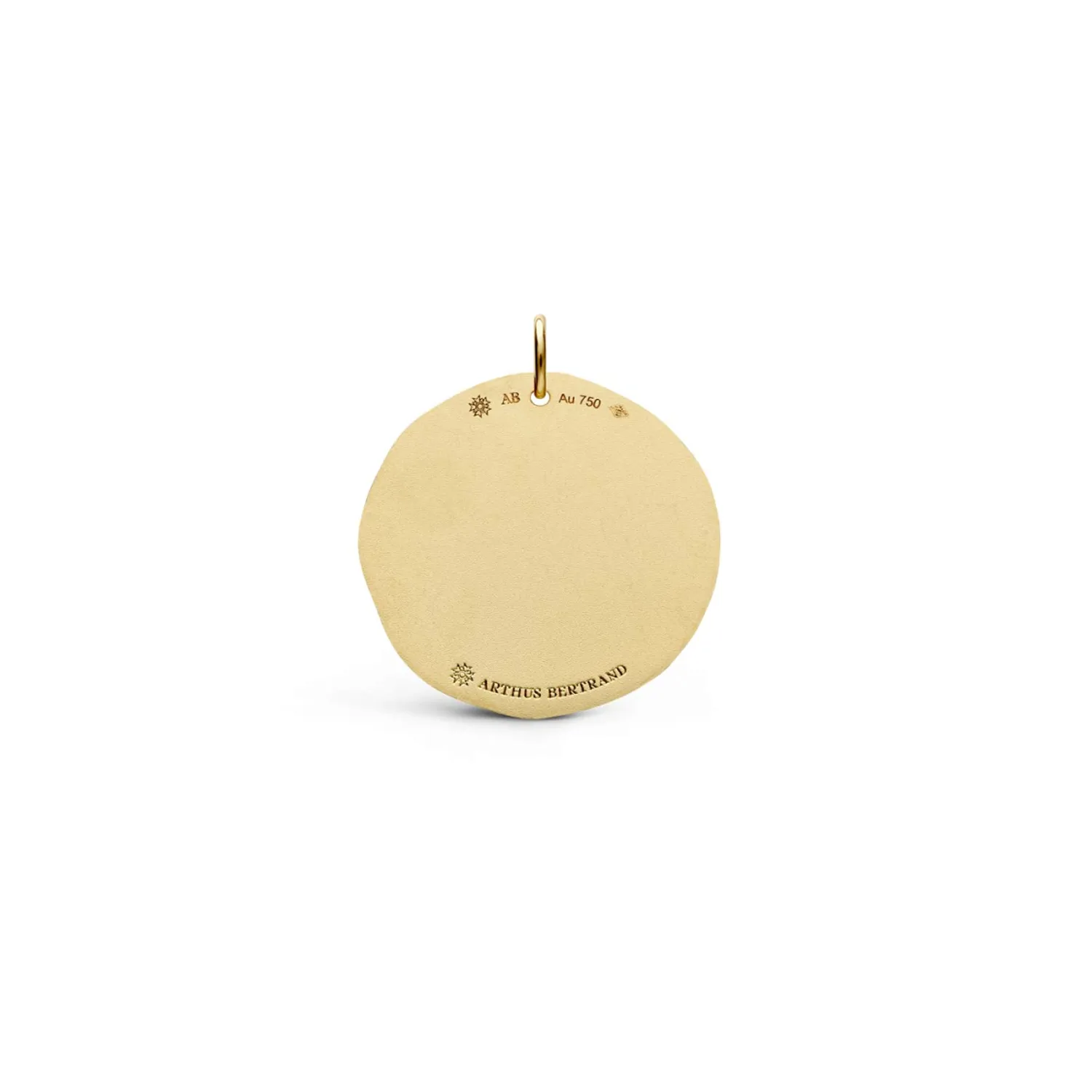 Médaille Arthus Bertrand l'Éclipse 18 mm, or jaune satinée
