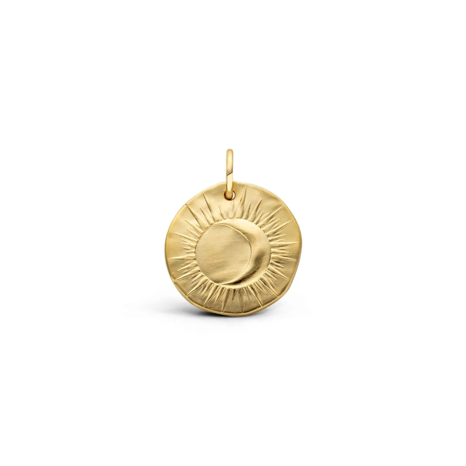 Médaille Arthus Bertrand l'Éclipse 18 mm, or jaune satinée