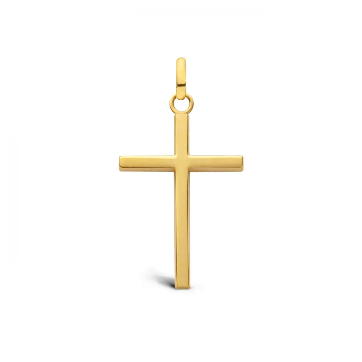 Croix Fil Carré Arthus Bertrand Or Jaune Grand Modèle