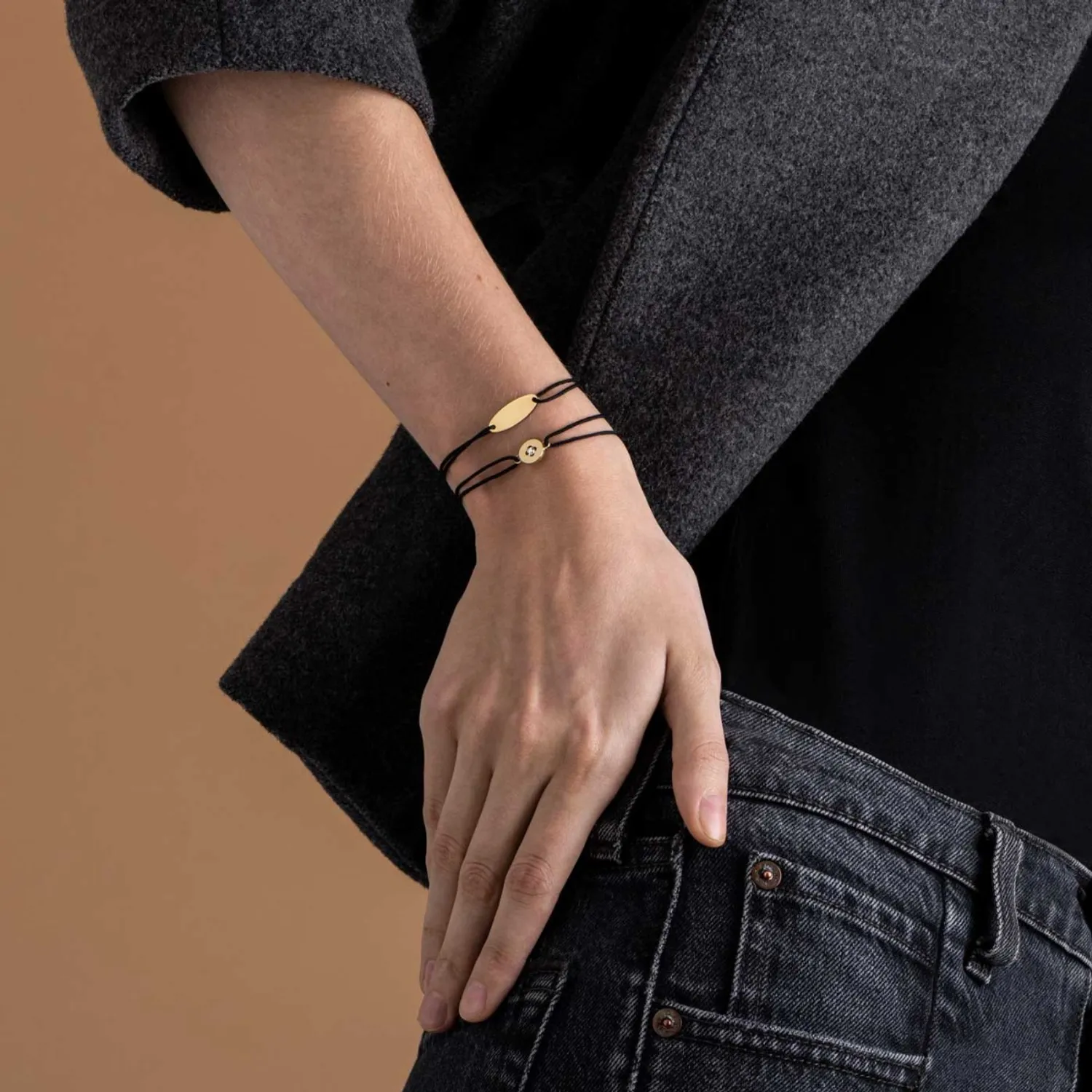 Bracelet Cordon Arthus Bertrand Gourmette Calisson