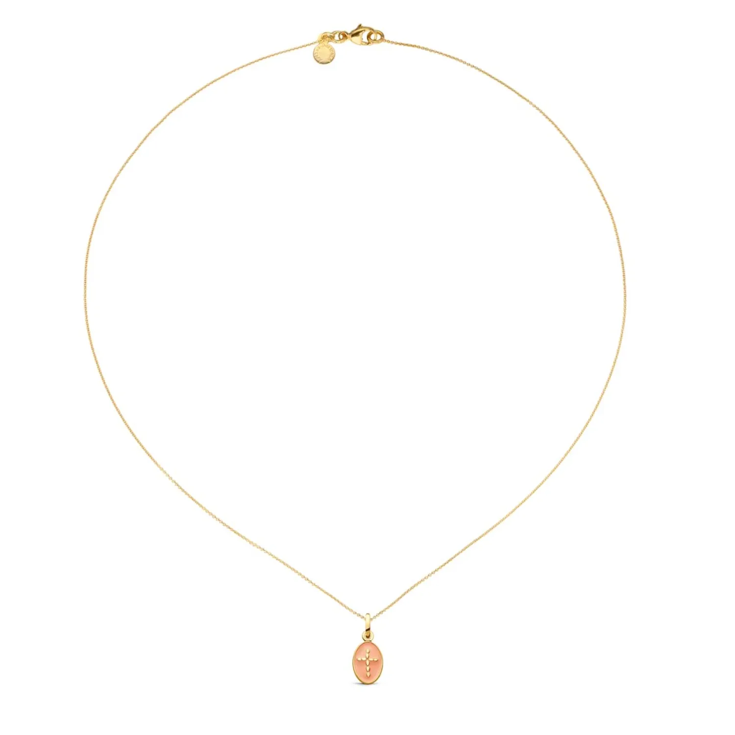 Pendentif Croix Arthus Bertrand Or Jaune - Rose