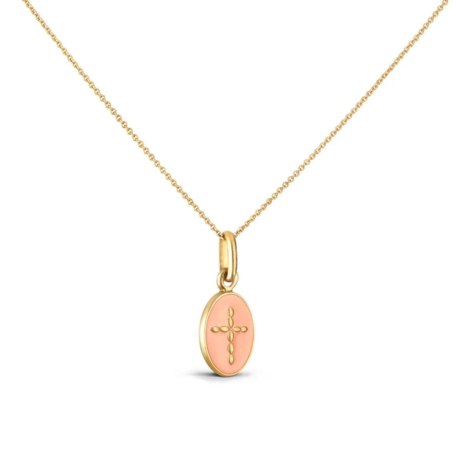 Pendentif Croix Arthus Bertrand Or Jaune - Rose