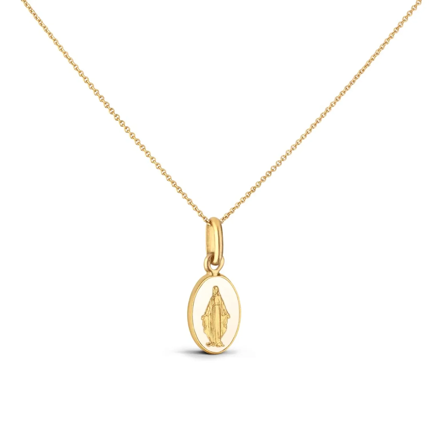 Médaille Miraculeuse Arthus Bertrand, or jaune, ivoire
