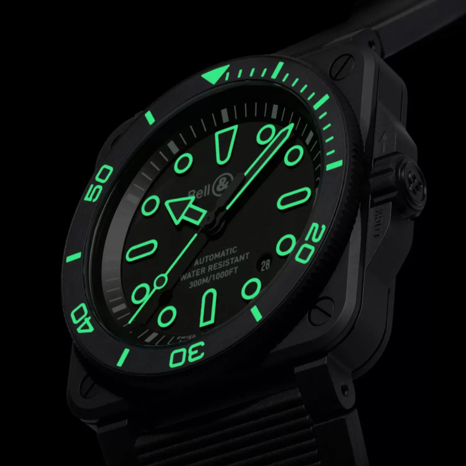 Bell & Ross BR-03 Diver Lum Outline Watch