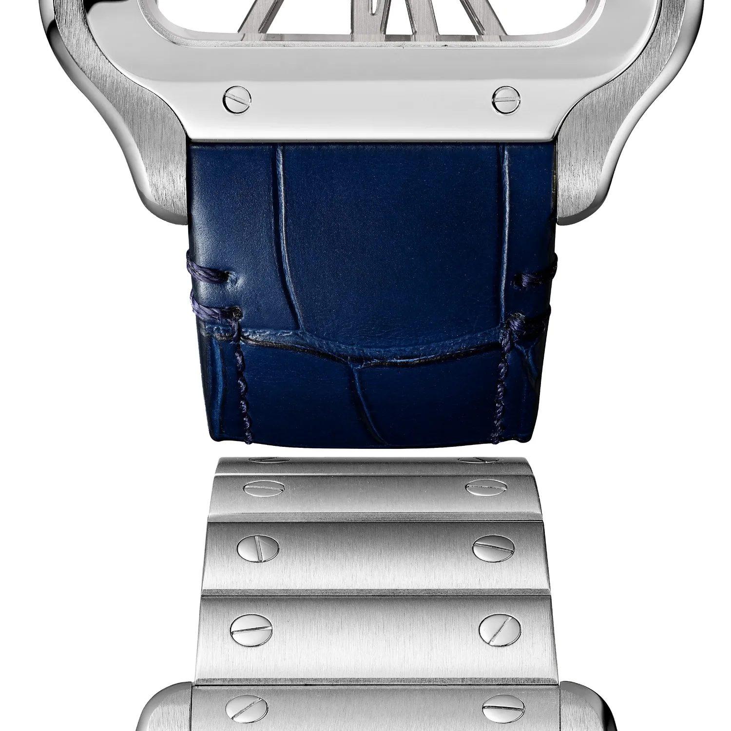 Montre Squelette Santos de Cartier Grand Modèle