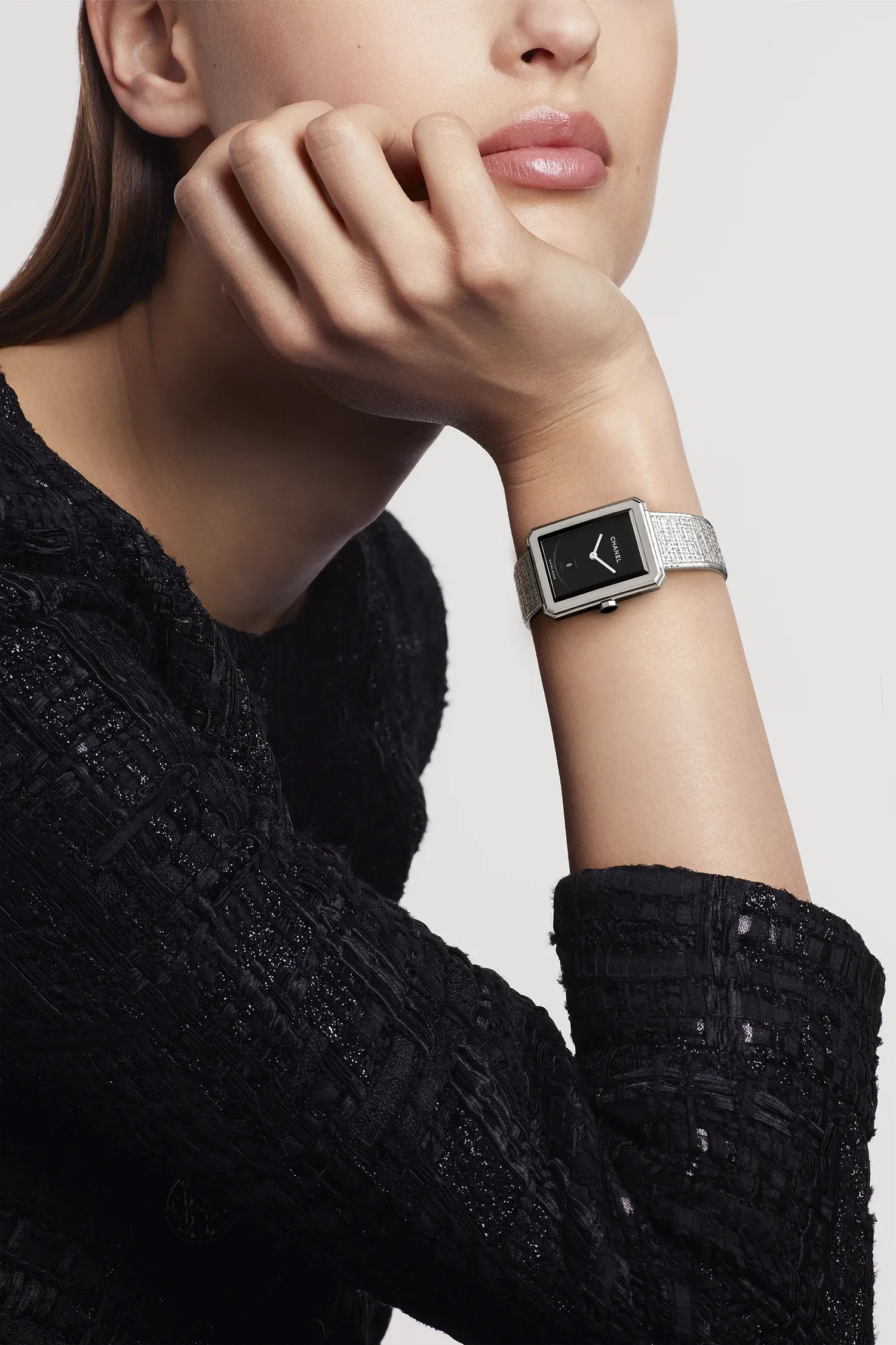 Montre Chanel Boy·Friend Tweed Moyen modèle