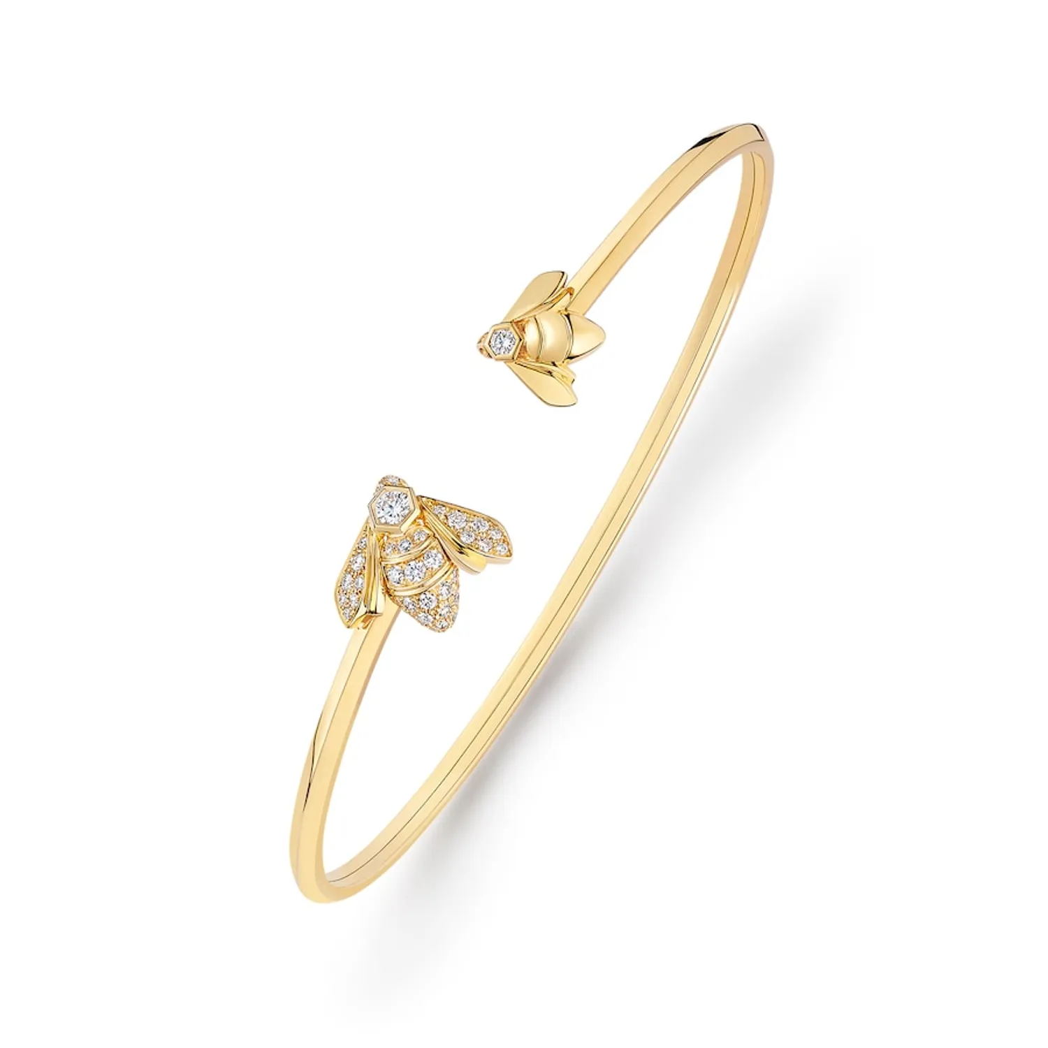 Bracelet Bee de Chaumet en or jaune et diamants