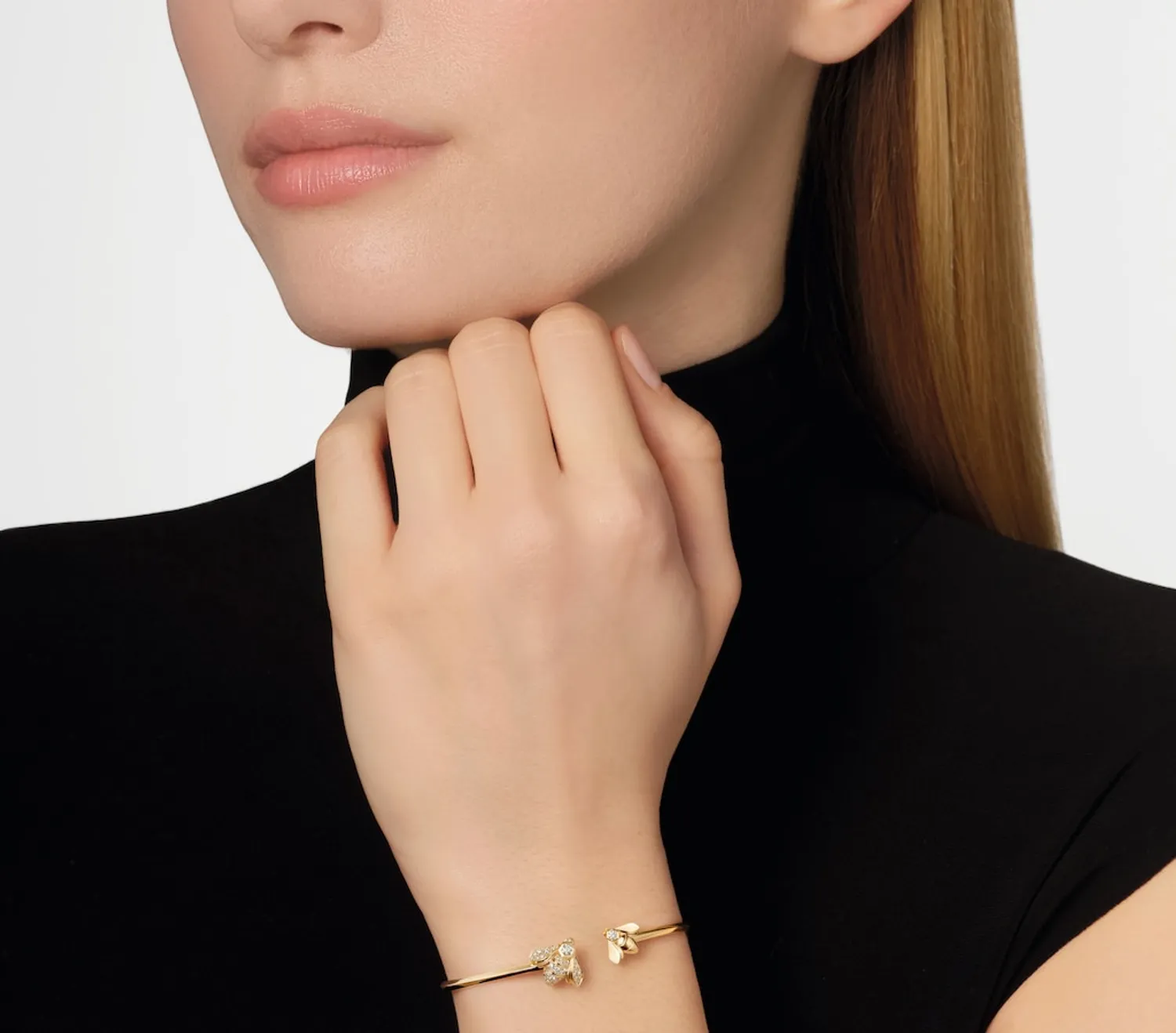 Bracelet Bee de Chaumet en or jaune et diamants