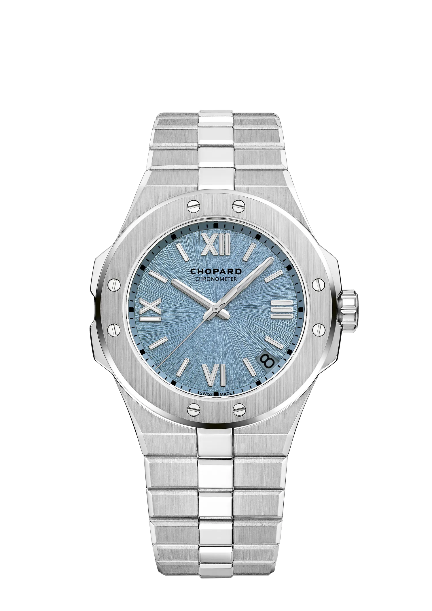 Montre ALPINE EAGLE 41, Bracelet acier, Cadran Cadran "Bleu Rhône"