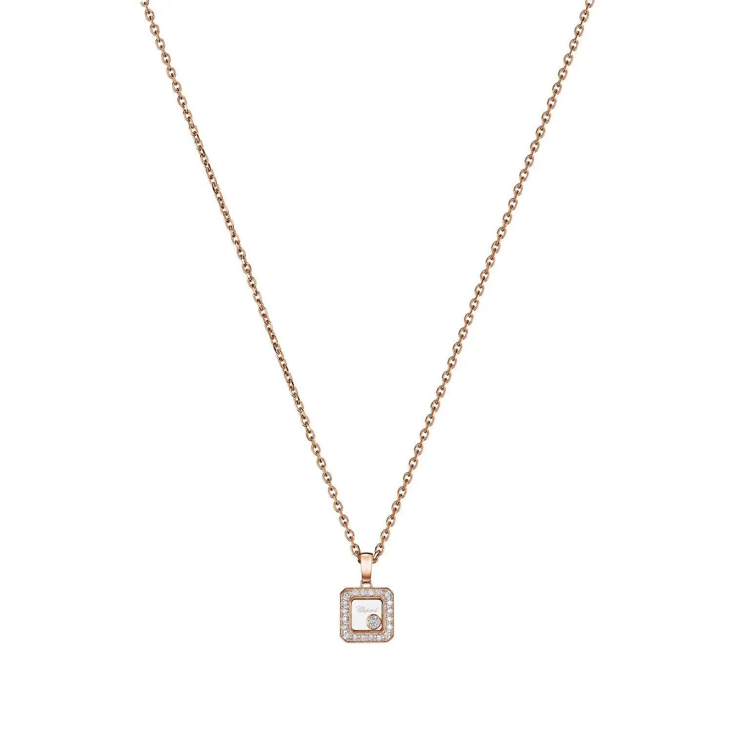 Pendentif Chopard Happy Diamonds Icons en Or Rose et Diamant PM