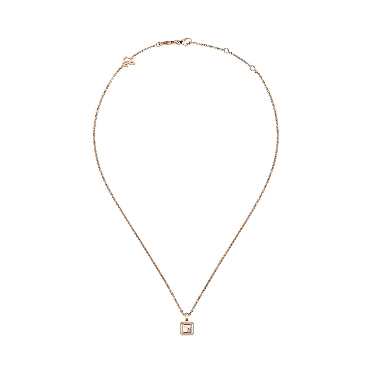 Pendentif Chopard Happy Diamonds Icons en Or Rose et Diamant PM