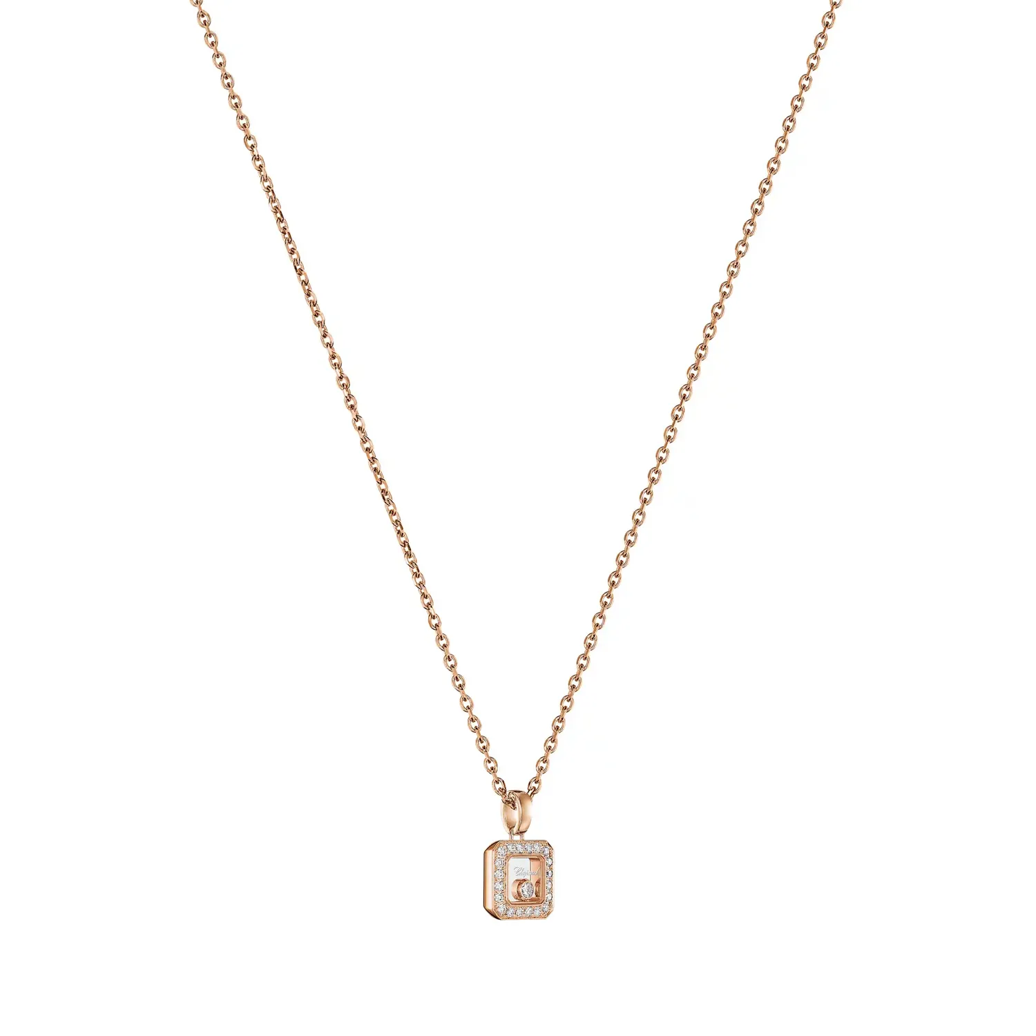 Pendentif Chopard Happy Diamonds Icons en Or Rose et Diamant PM