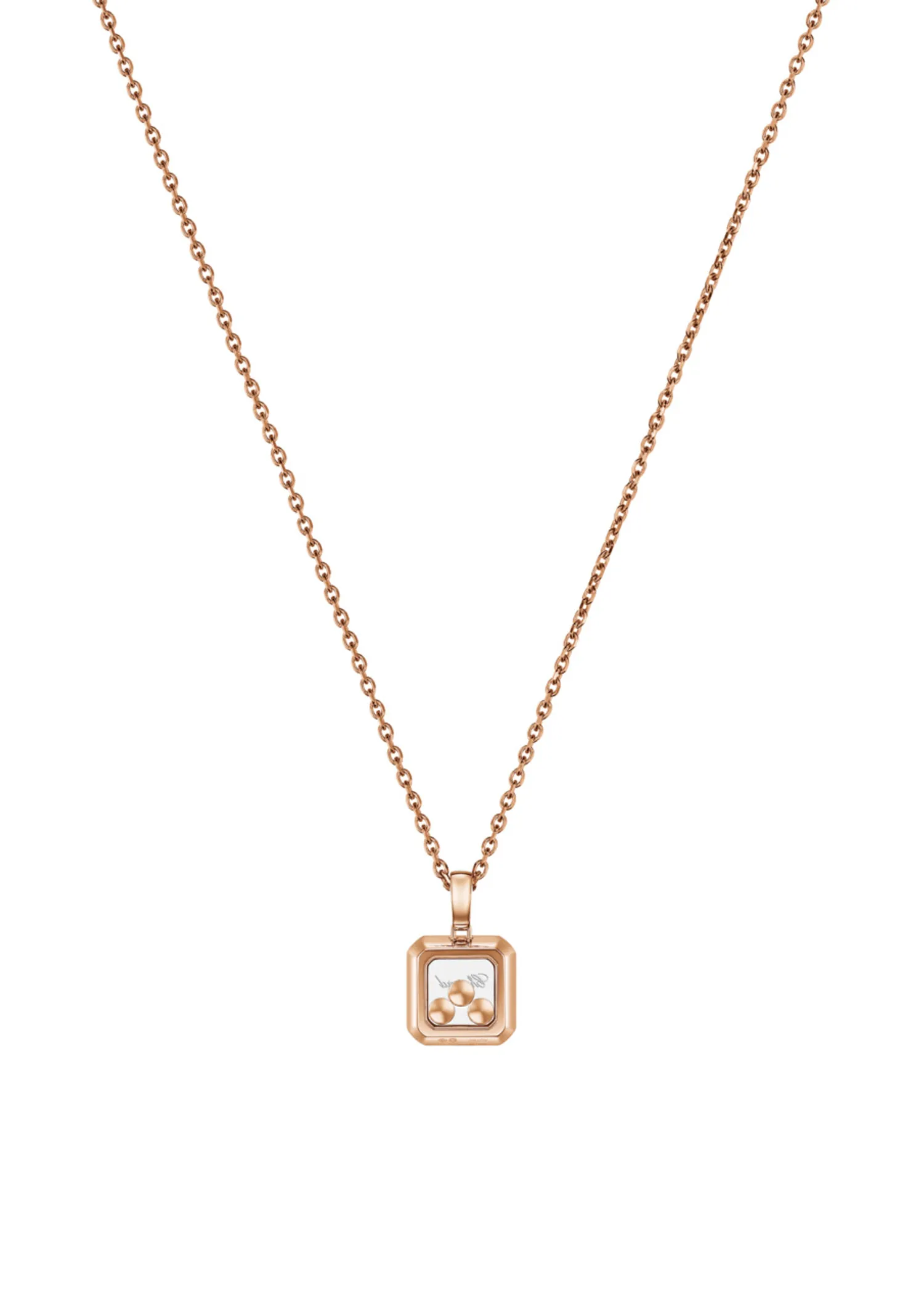 Pendentif Chopard Happy Diamonds Icons en Or Rose et Diamants