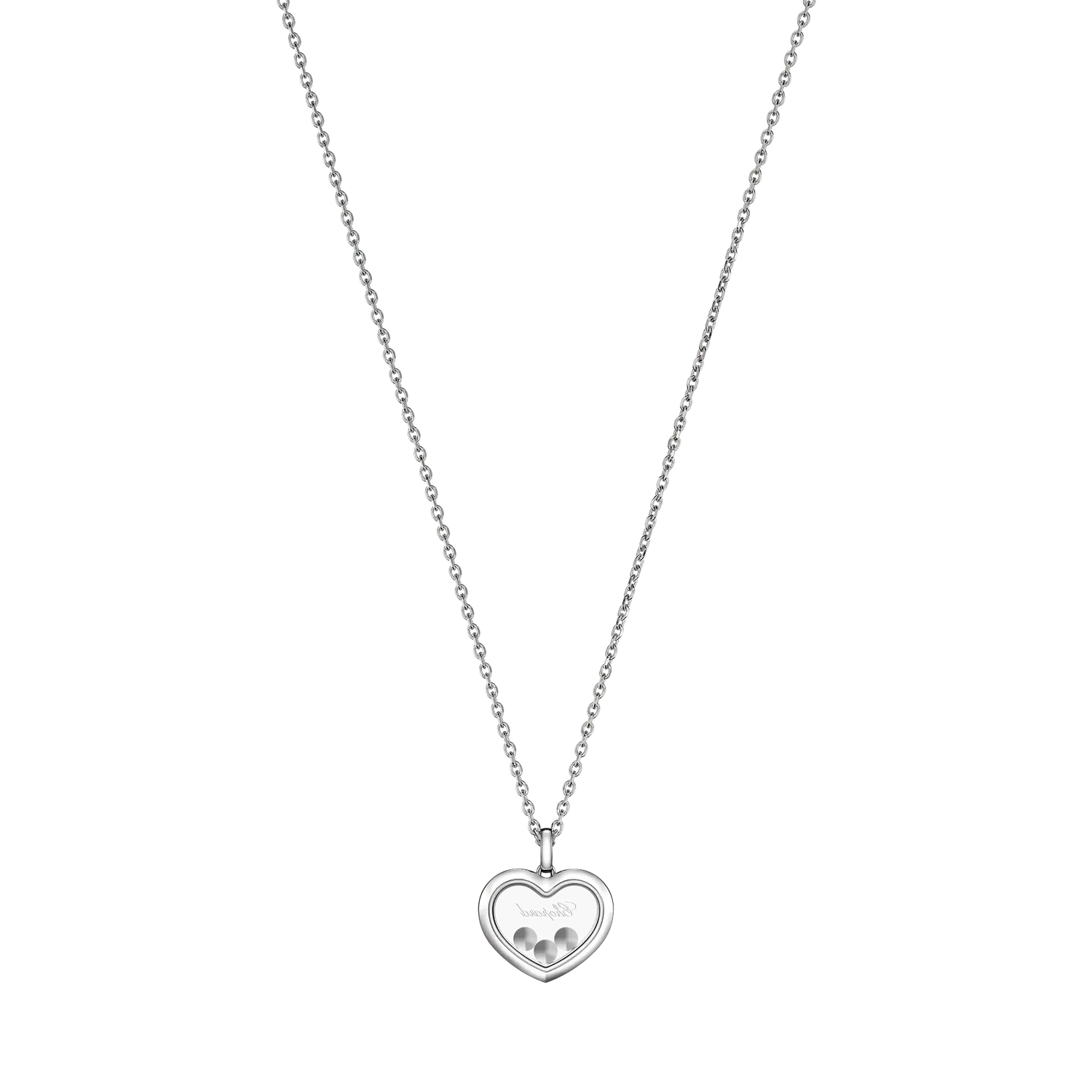 Pendentif Happy Diamonds ICONS Coeur GM pavé