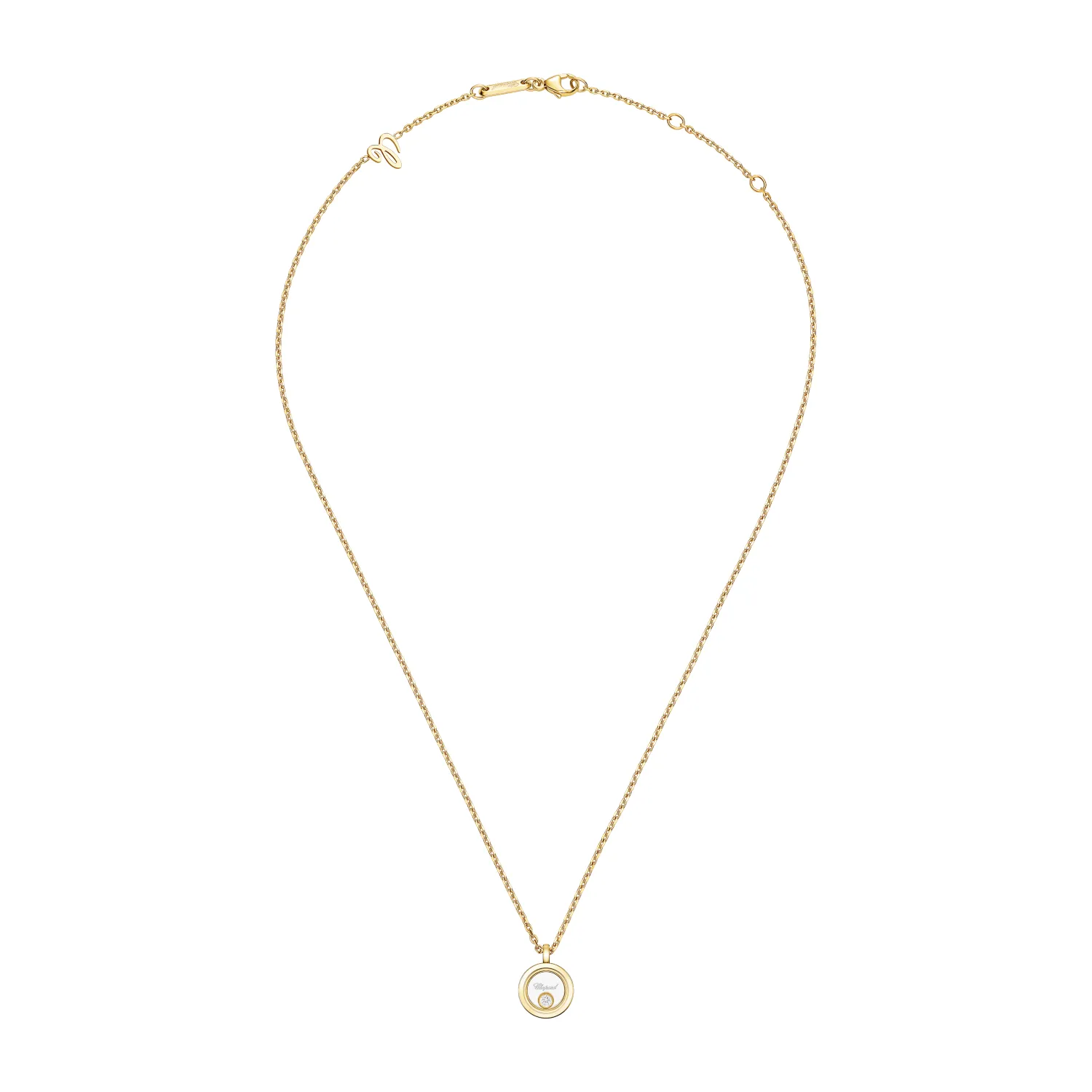 Pendentif Happy Diamonds ICONS Rond PM