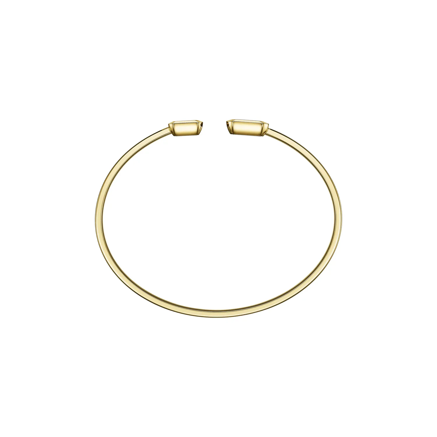 Bracelet Jonc Chopard Happy Diamonds Icons en or jaune et diamants