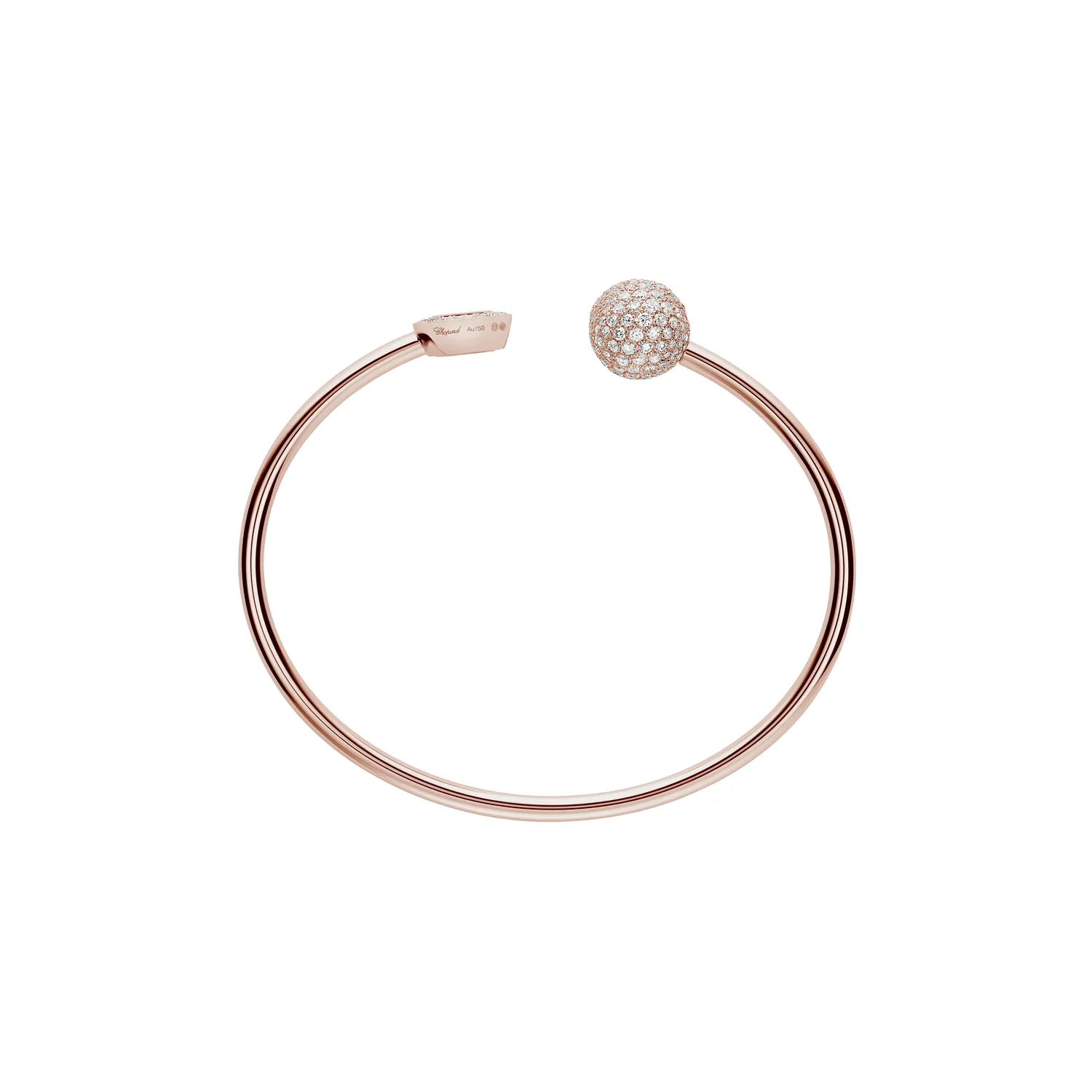 Bracelet Jonc Chopard Happy Diamonds Planet