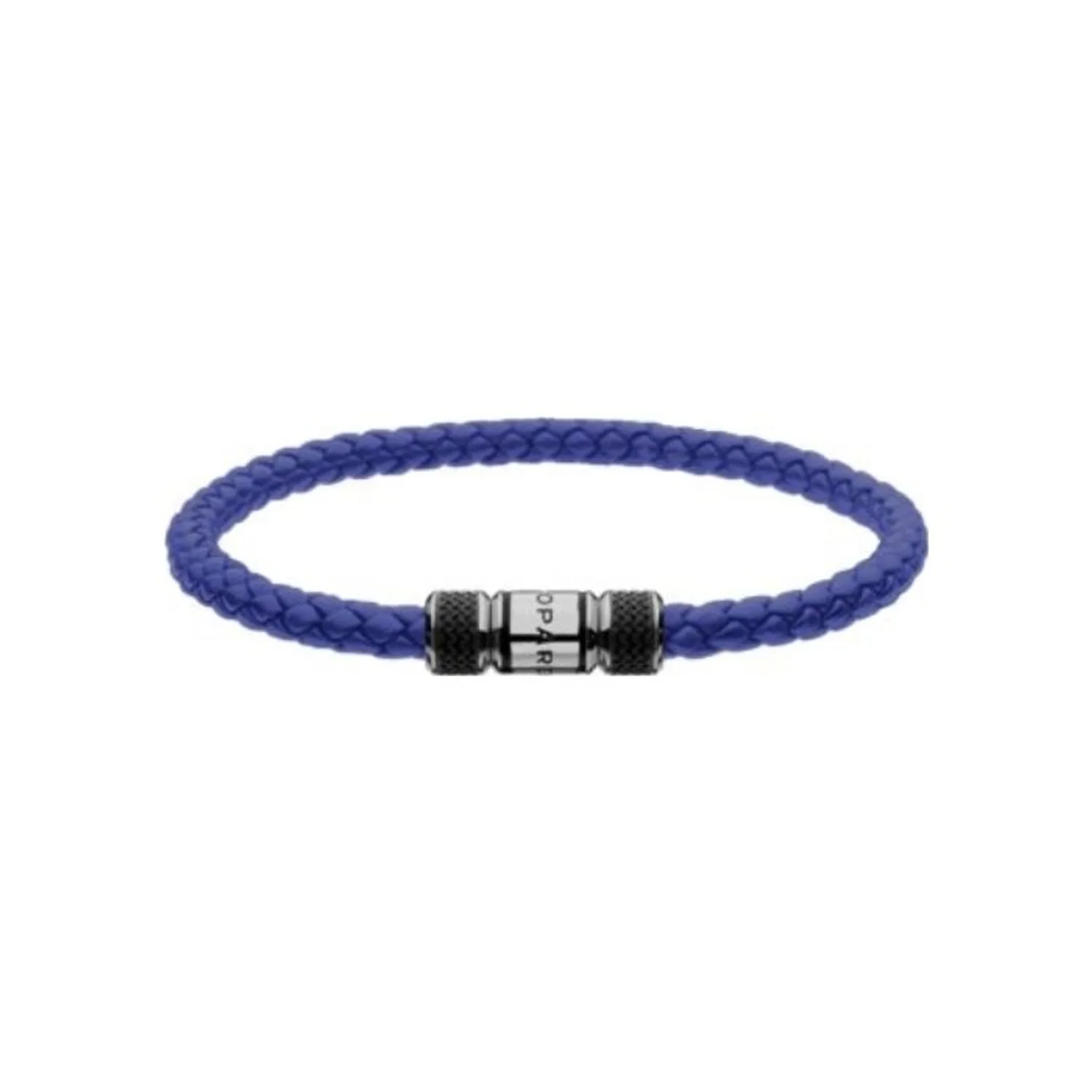Bracelet Chopard Classic Racing en Cuir Bleu et Acier
