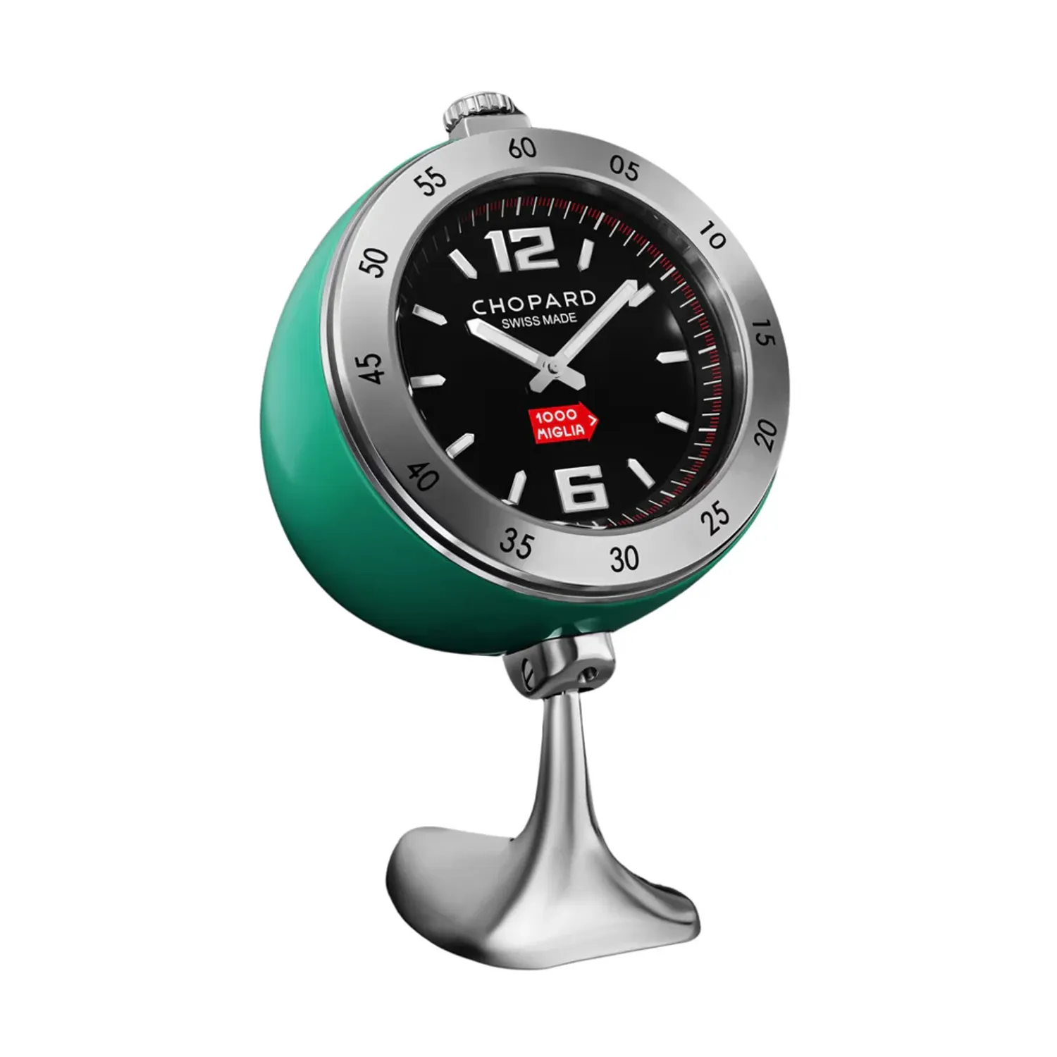 Pendulette de Bureau Vintage RACING Verte