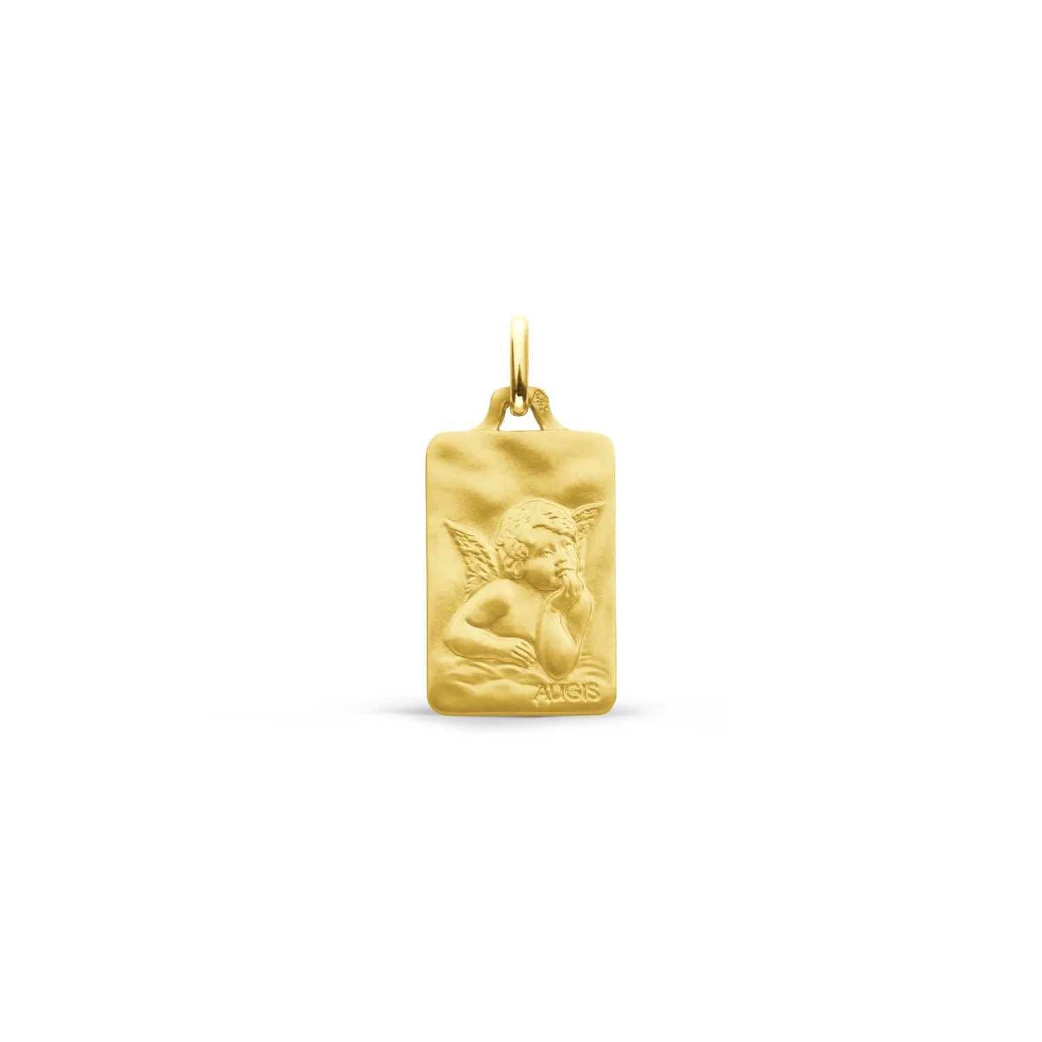 Médaille Ange Raphaël Pensif Rectangle