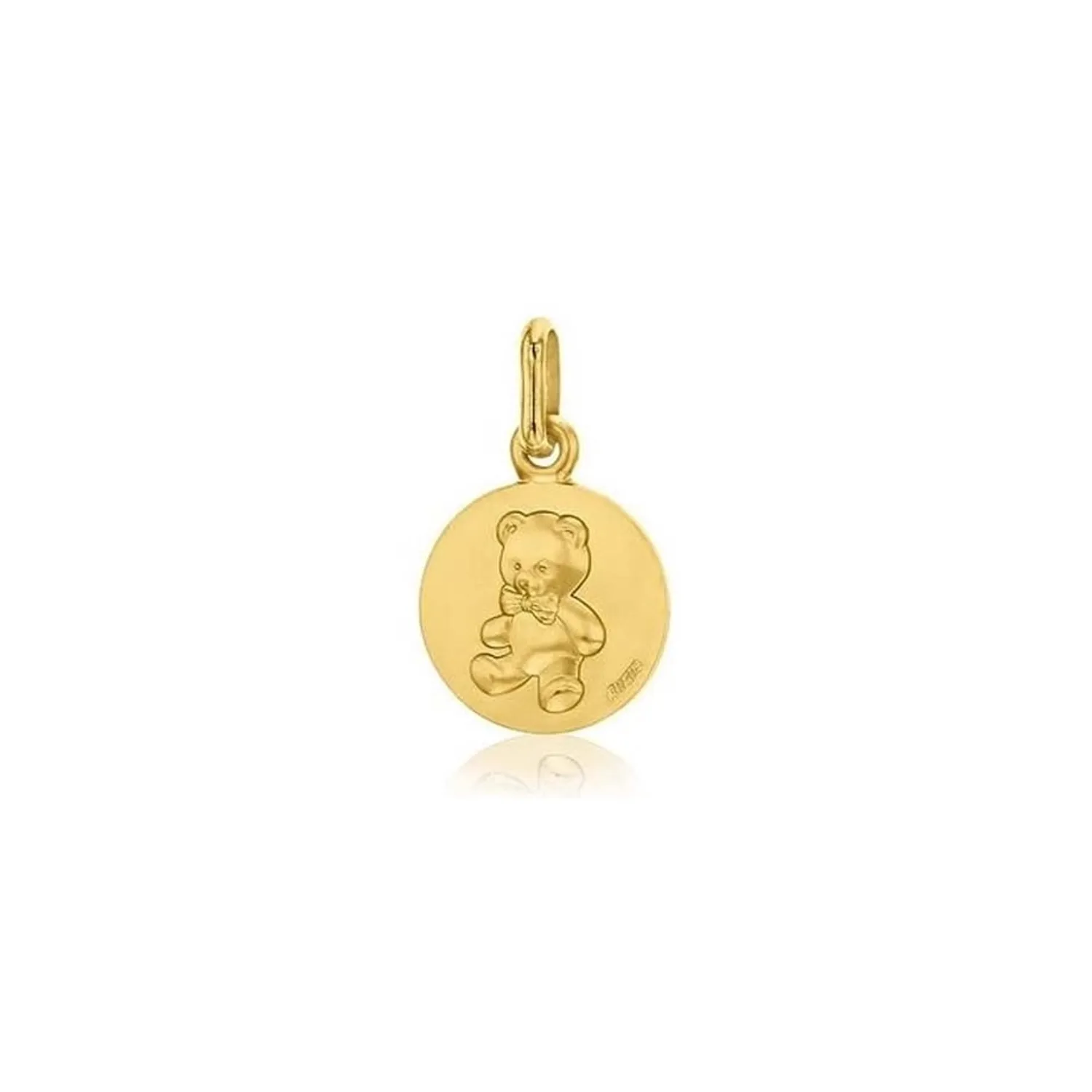 Pendentif Ourson, or jaune