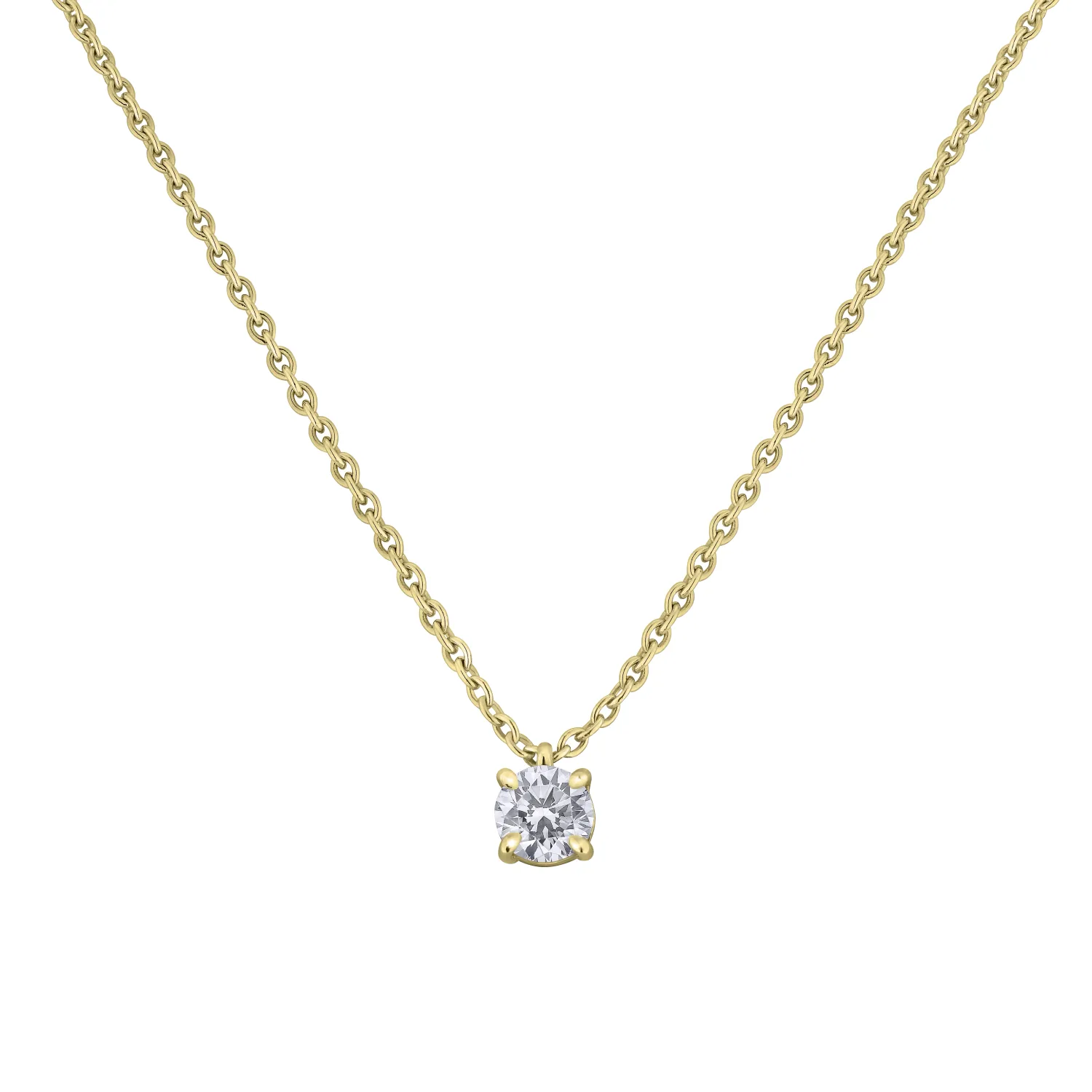 Pendentif Brillant serti 4 griffes