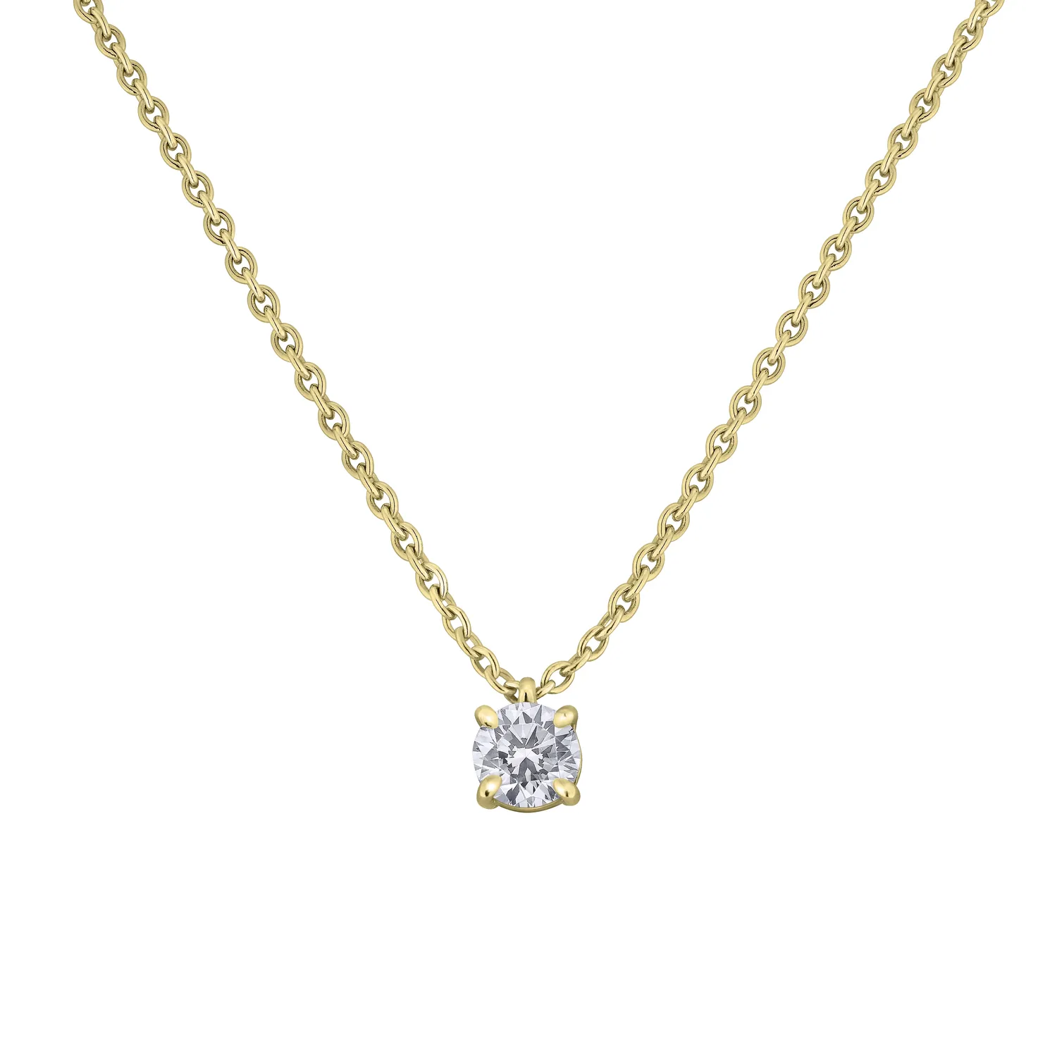 Pendentif Brillant serti 4 griffes