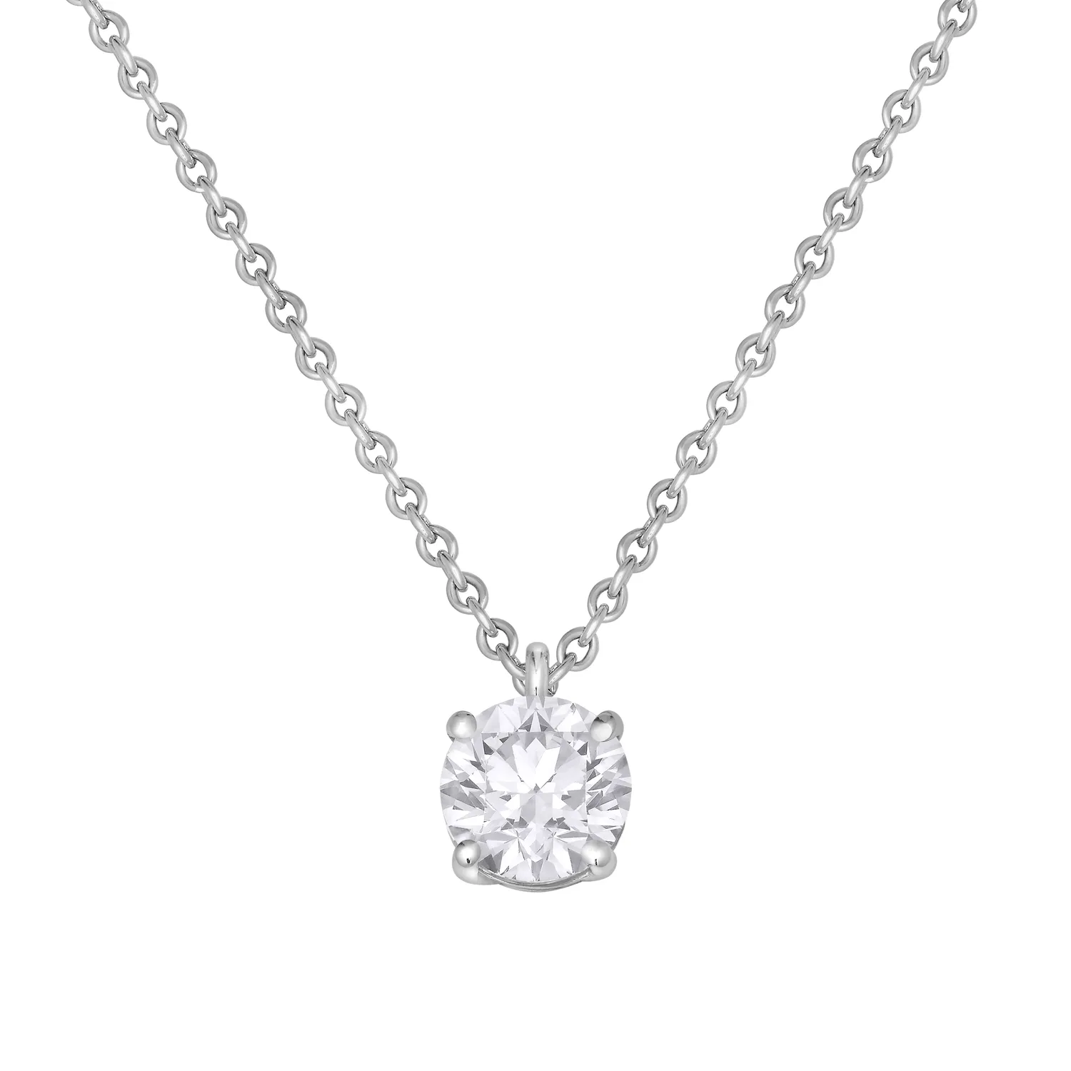 Pendentif Brillant serti 4 griffes