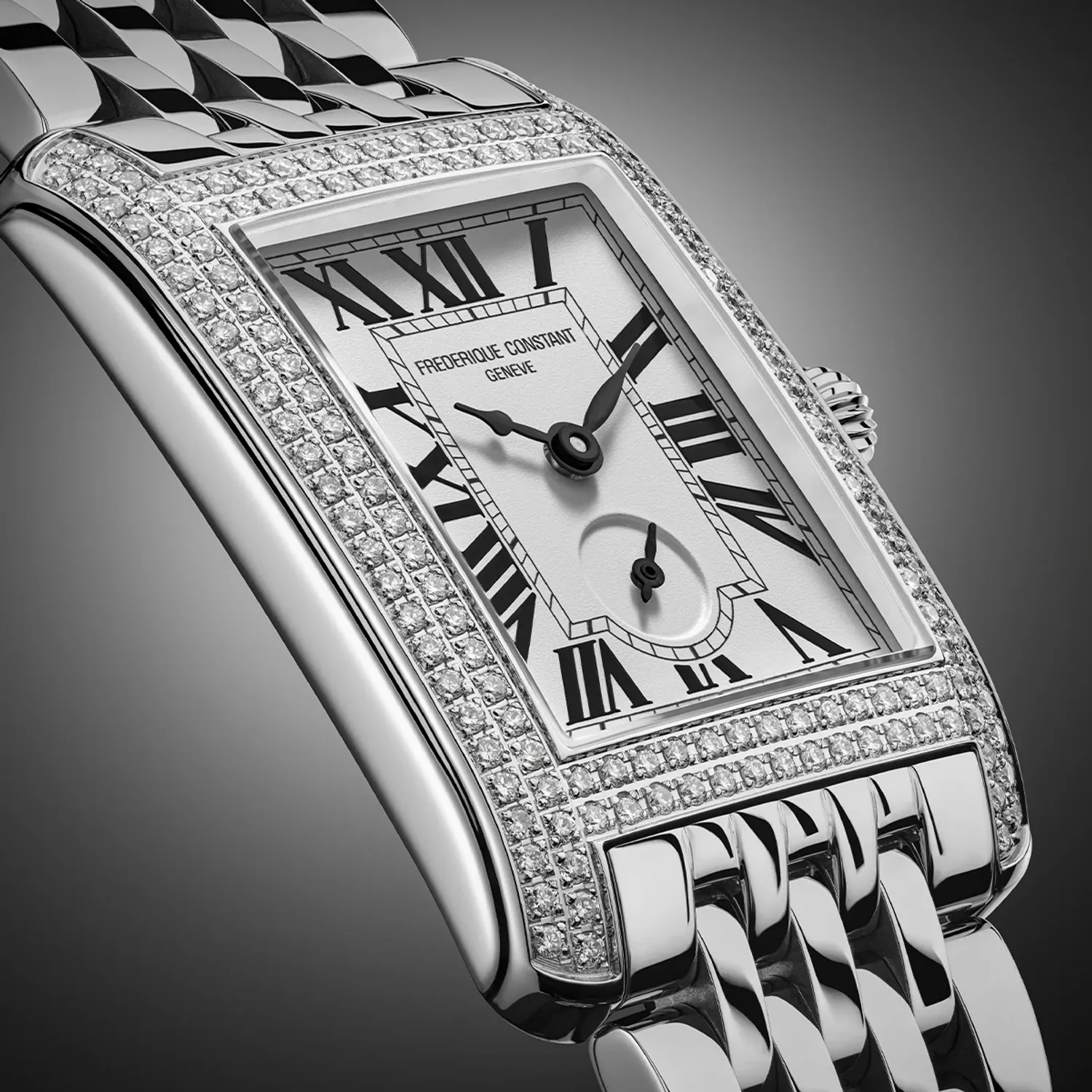 Montre Frederique Constant Classics Carrée Small Seconds