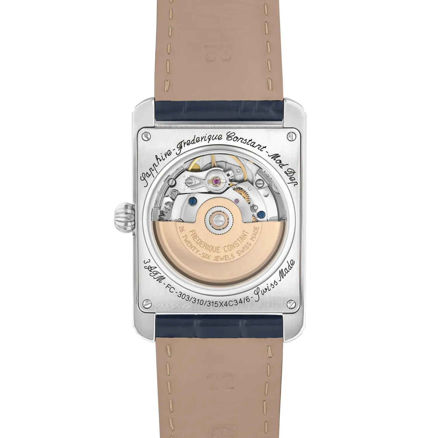 Montre Frederique Constant Carrée Automatic
